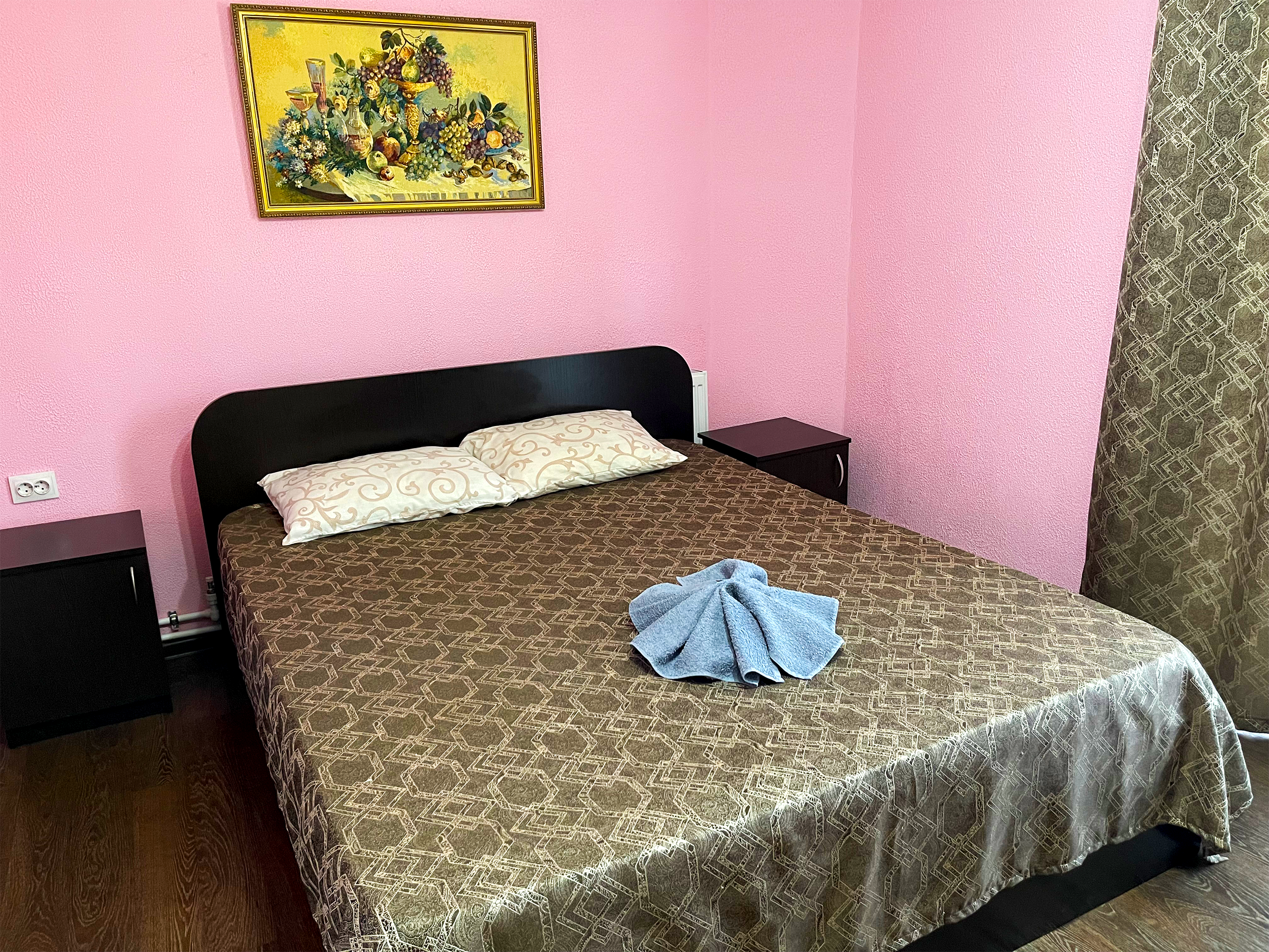 Двухместный номер с 1 кроватью и балконом