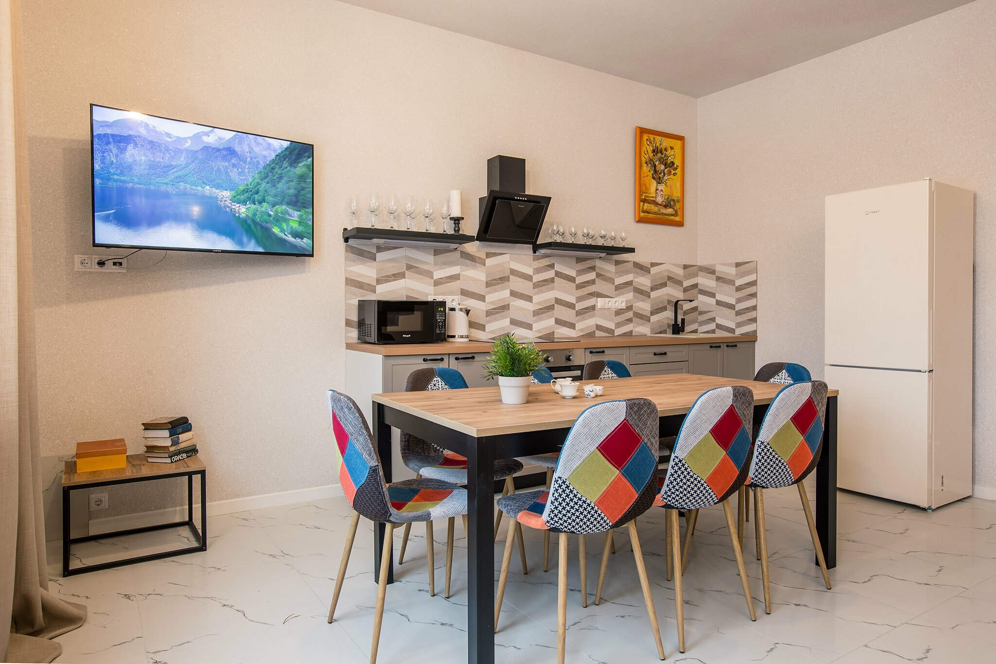 Таунхаус с балконом и уютной террасой