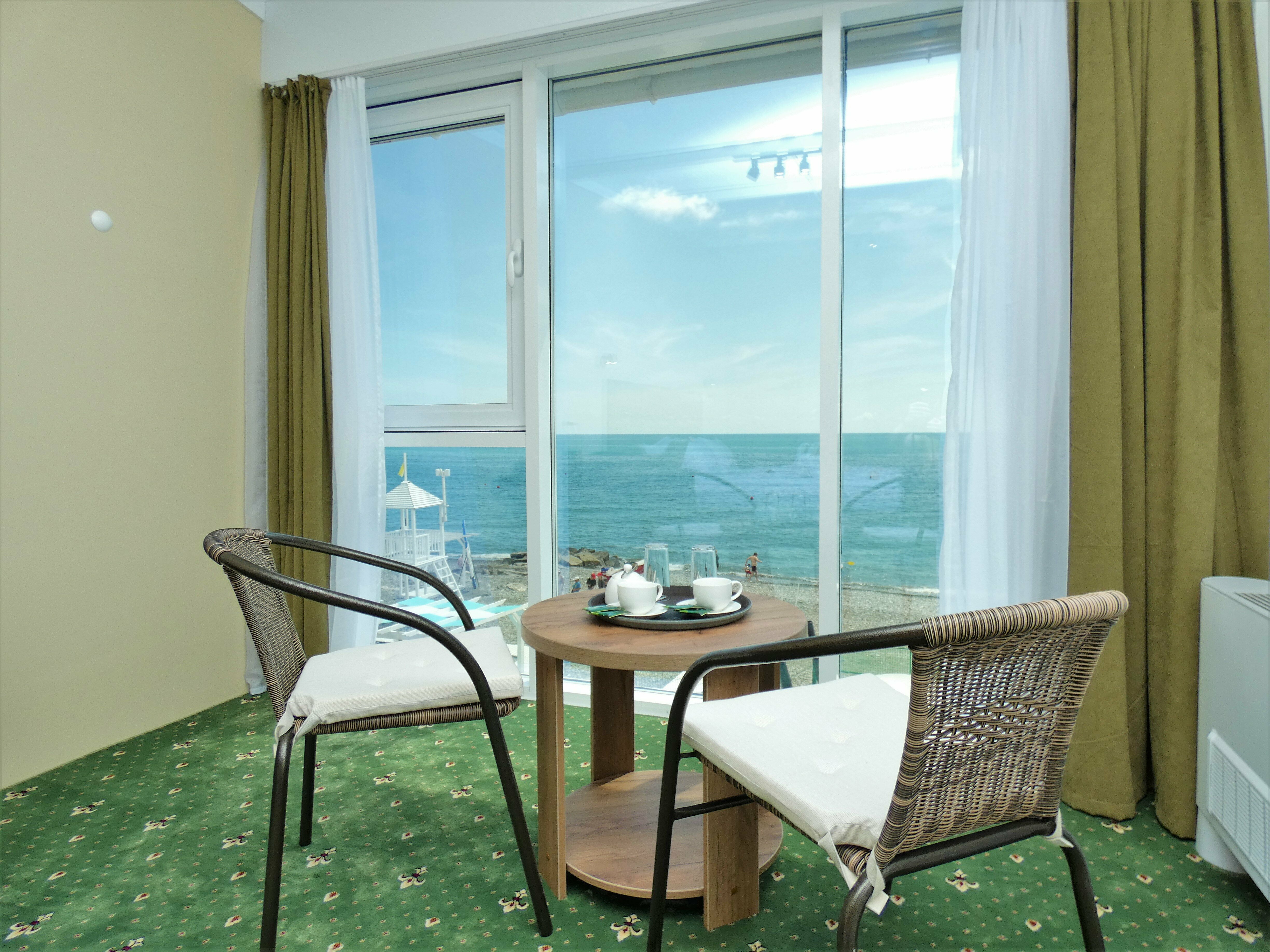 Двухместный номер Делюкс с 1 кроватью и видом на море