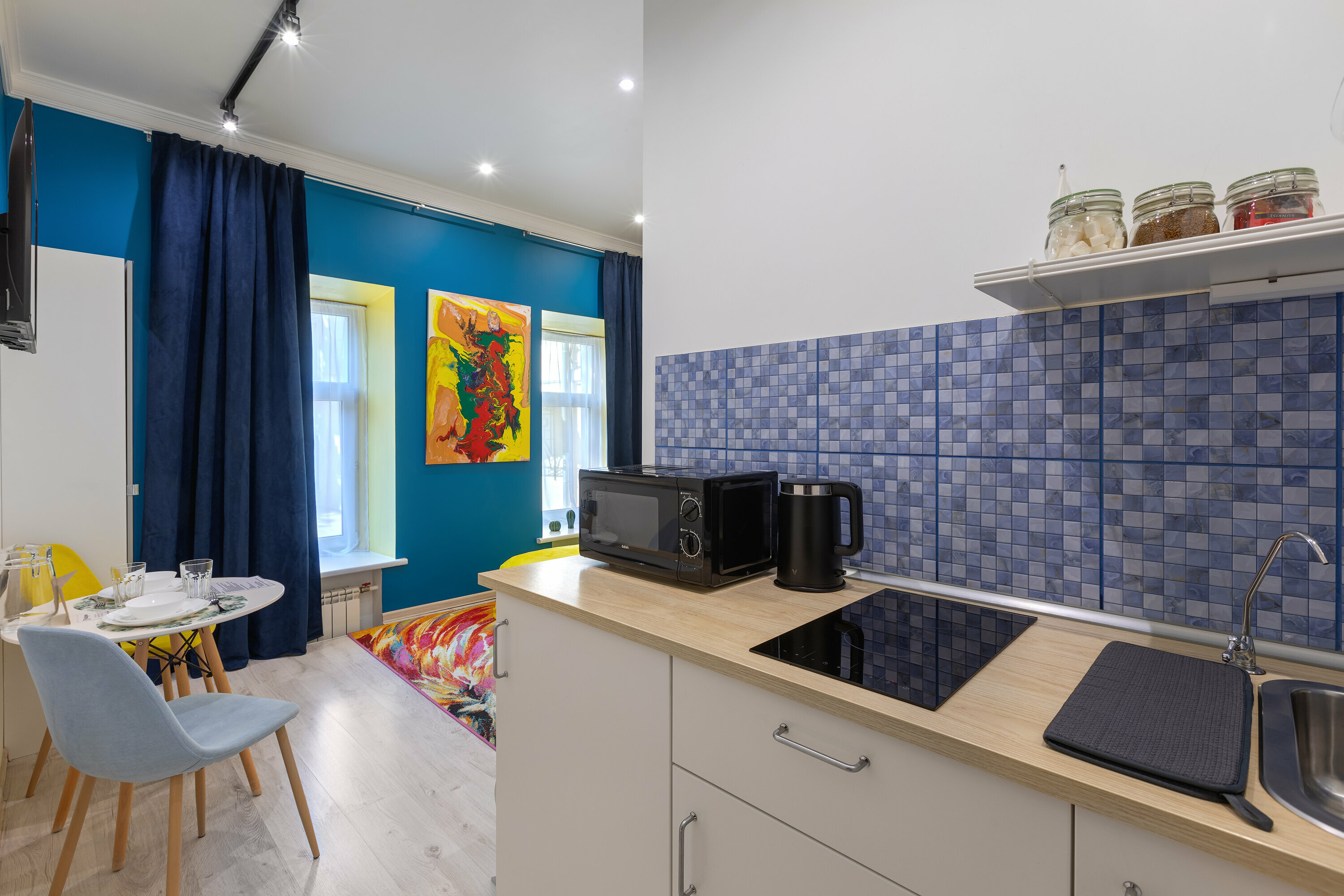 Двухместный номер-студия Делюкс с 1 кроватью