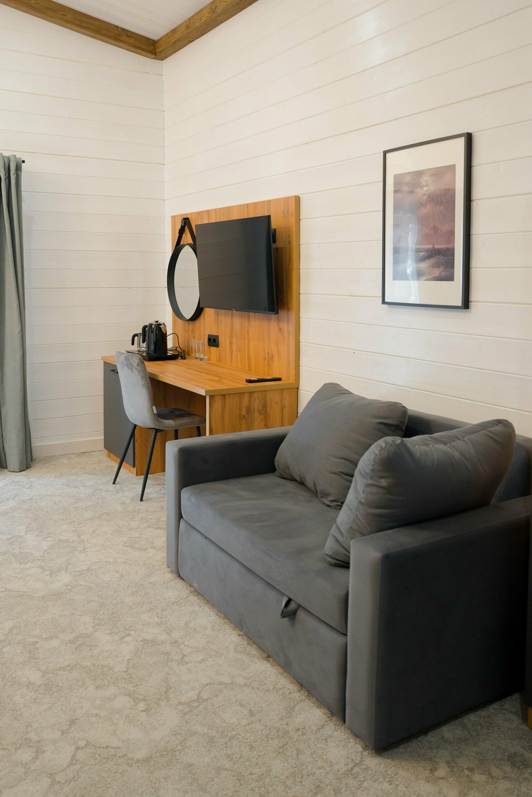 Двухместный номер с 1 кроватью и видом на горы