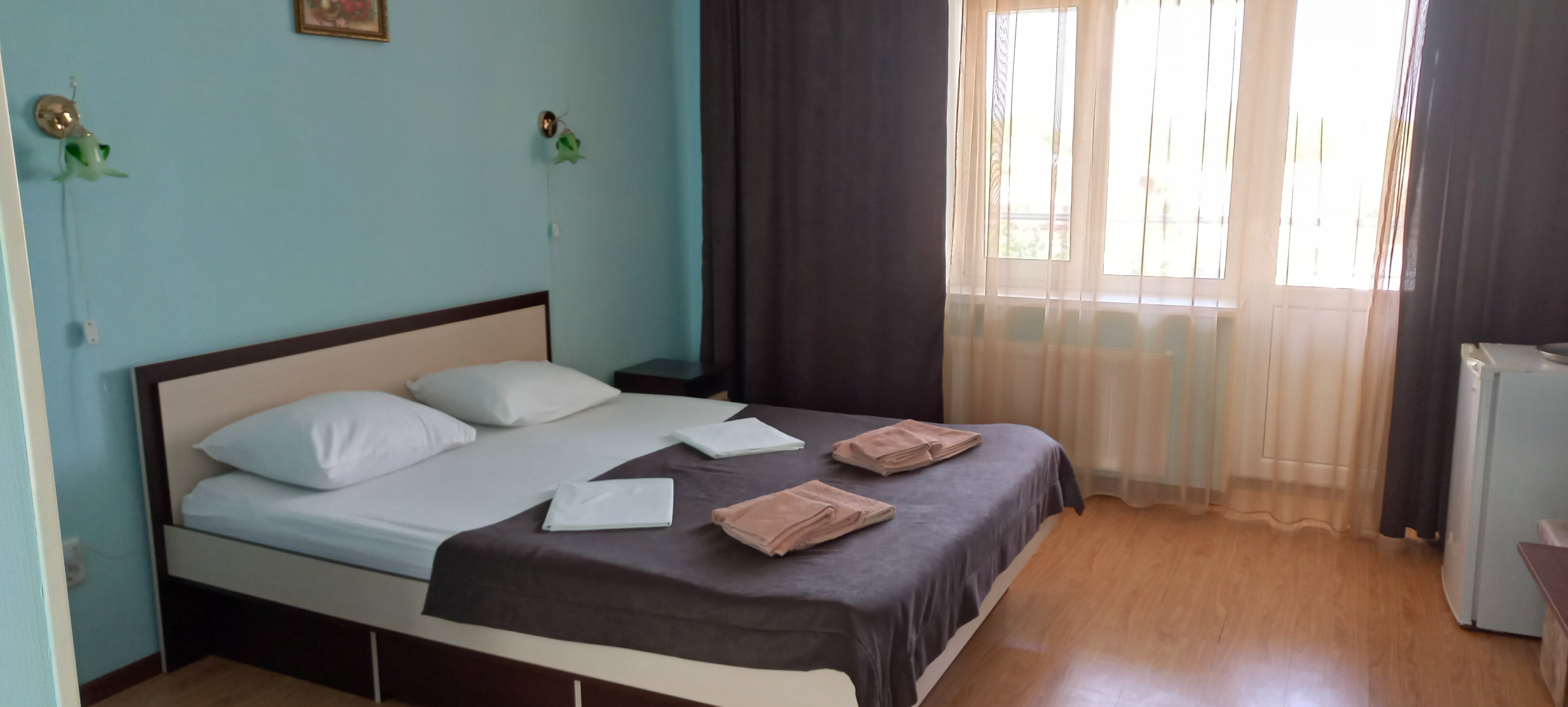 Двухместный номер с 1 кроватью или 2 отдельными кроватями и балконом