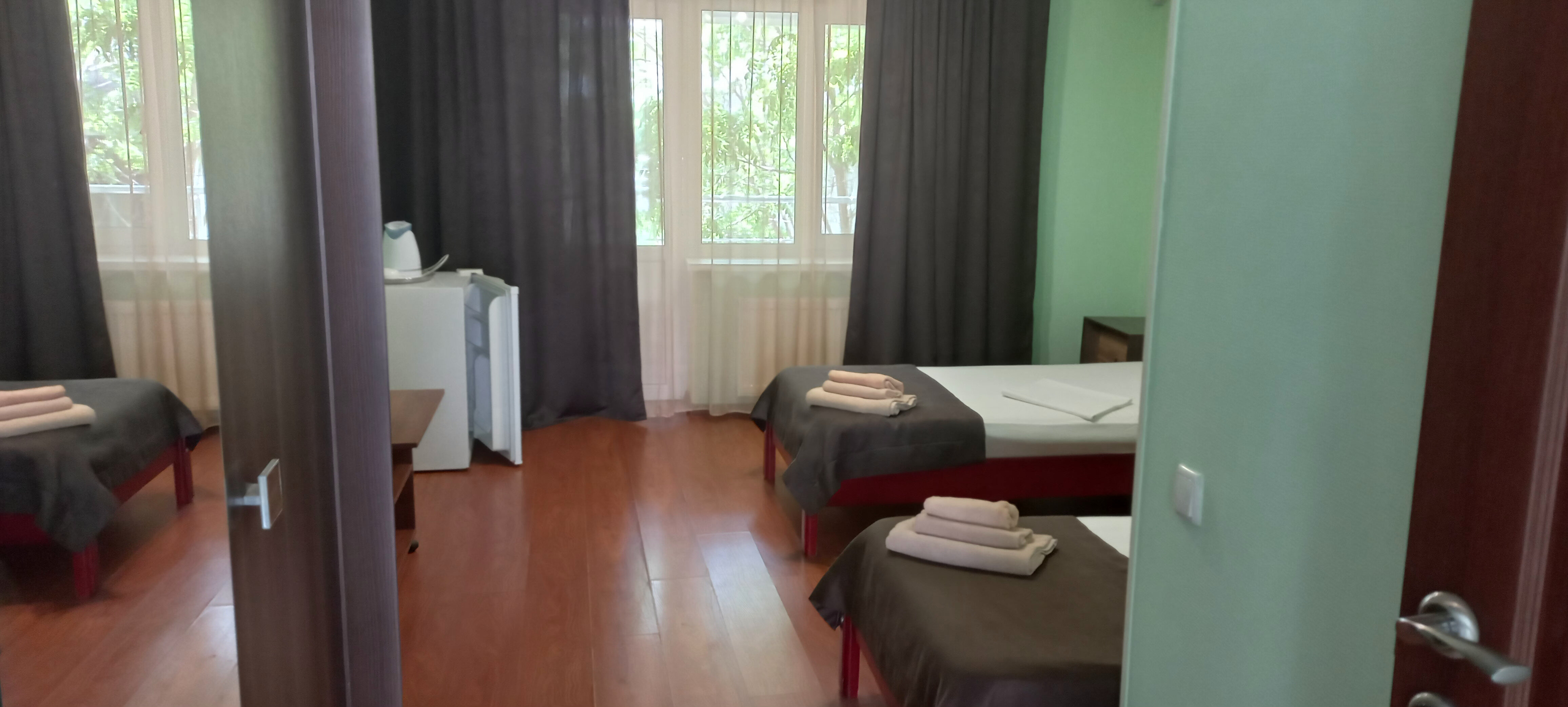 Двухместный номер с 1 кроватью или 2 отдельными кроватями и балконом