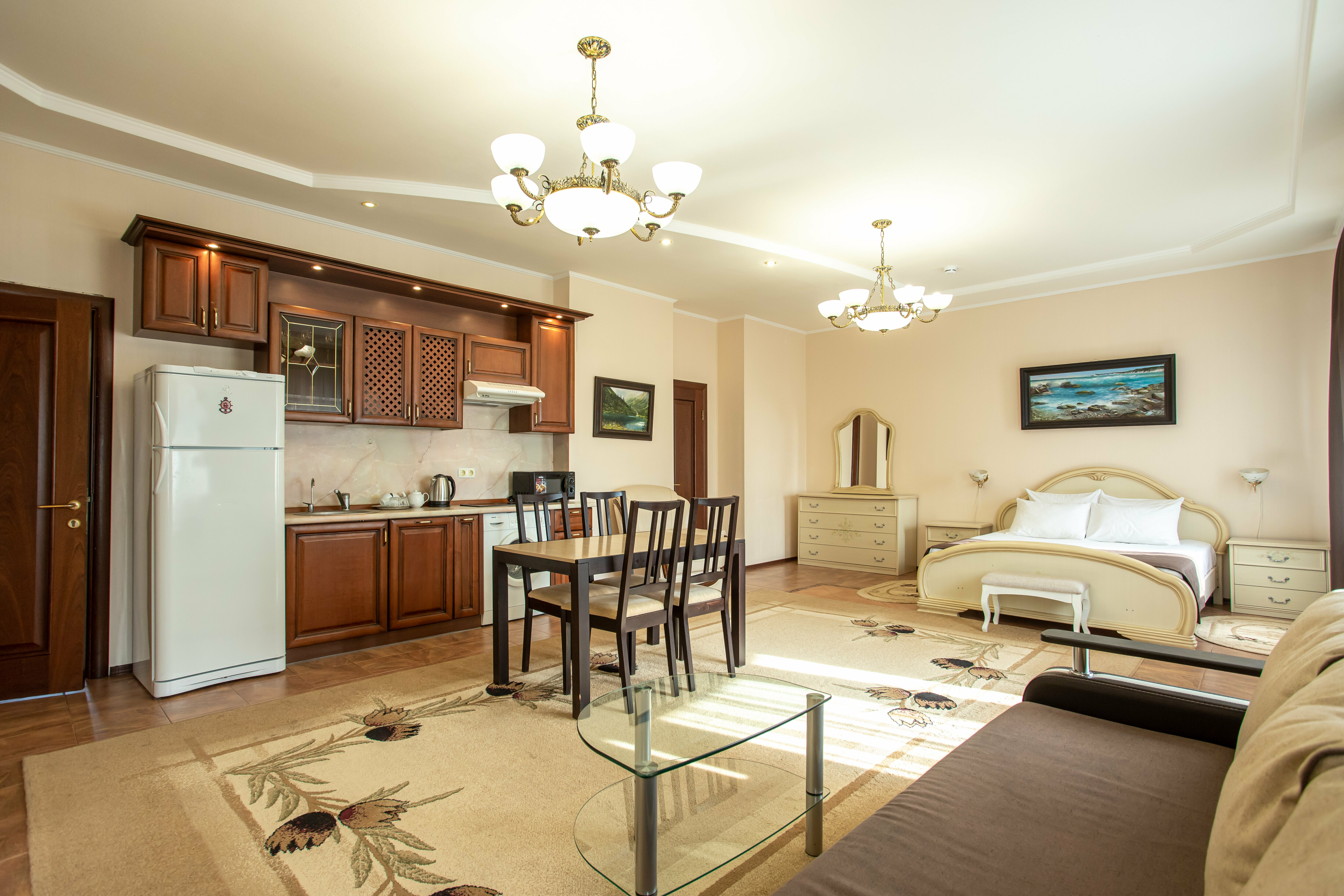 Номер студия с балконом 2 этаж