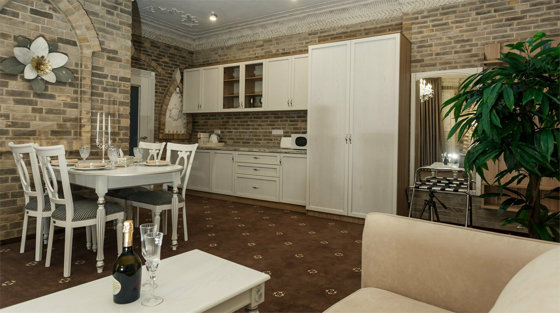 Двухместный номер с 1 кроватью и балконом