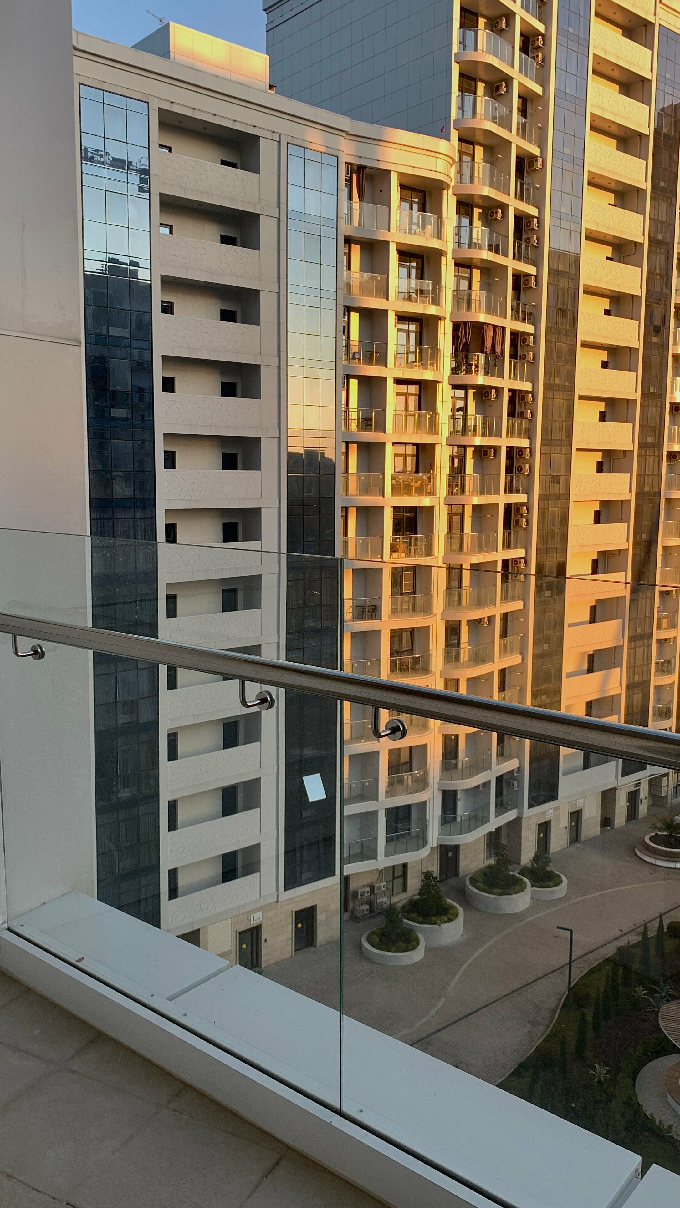 Двухместная студия с балконом на 8 этаже в Ольгинке (О113)