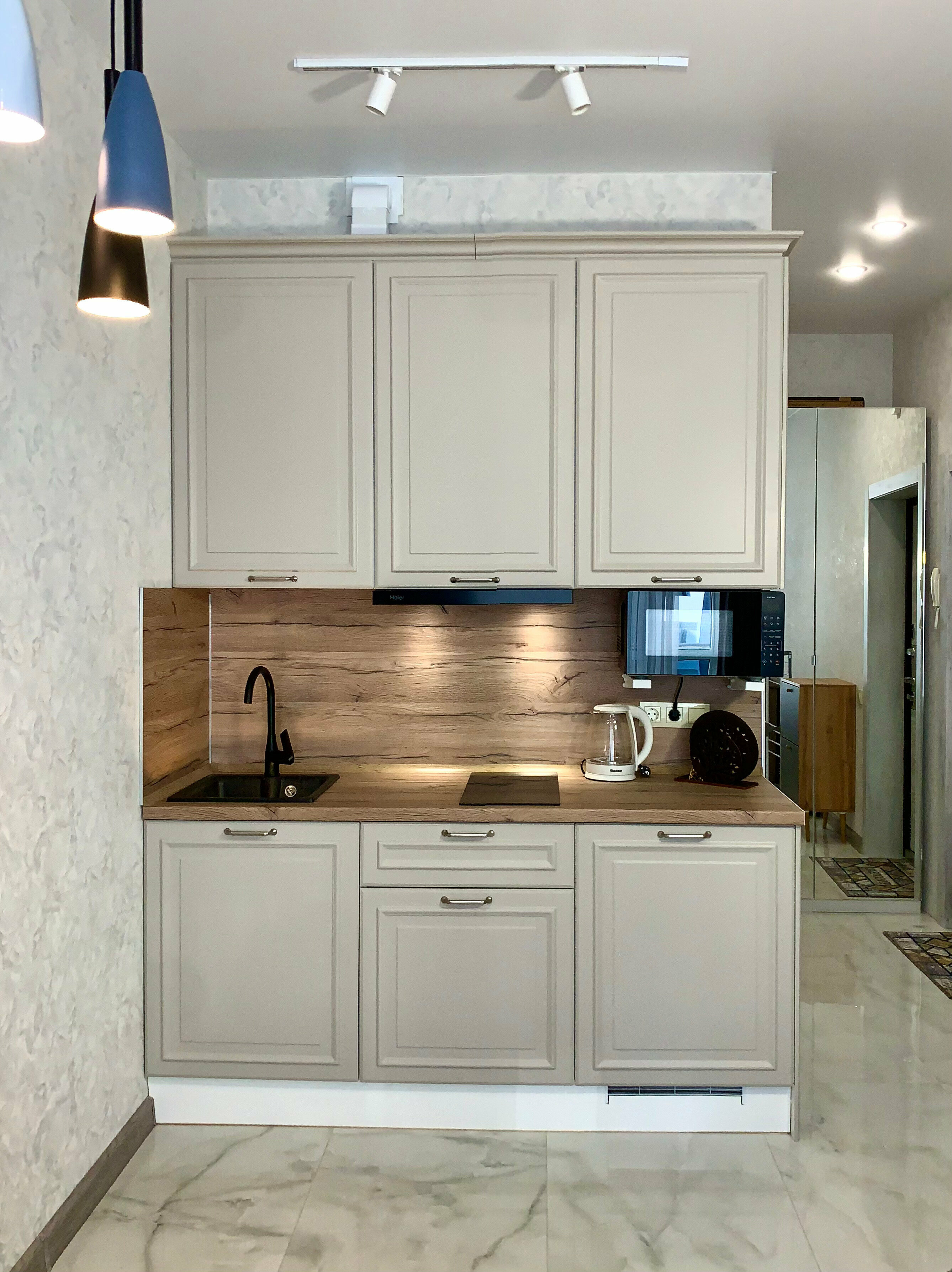 Трехместная студия с кухней на 10 этаже в Ольгинке (О50)