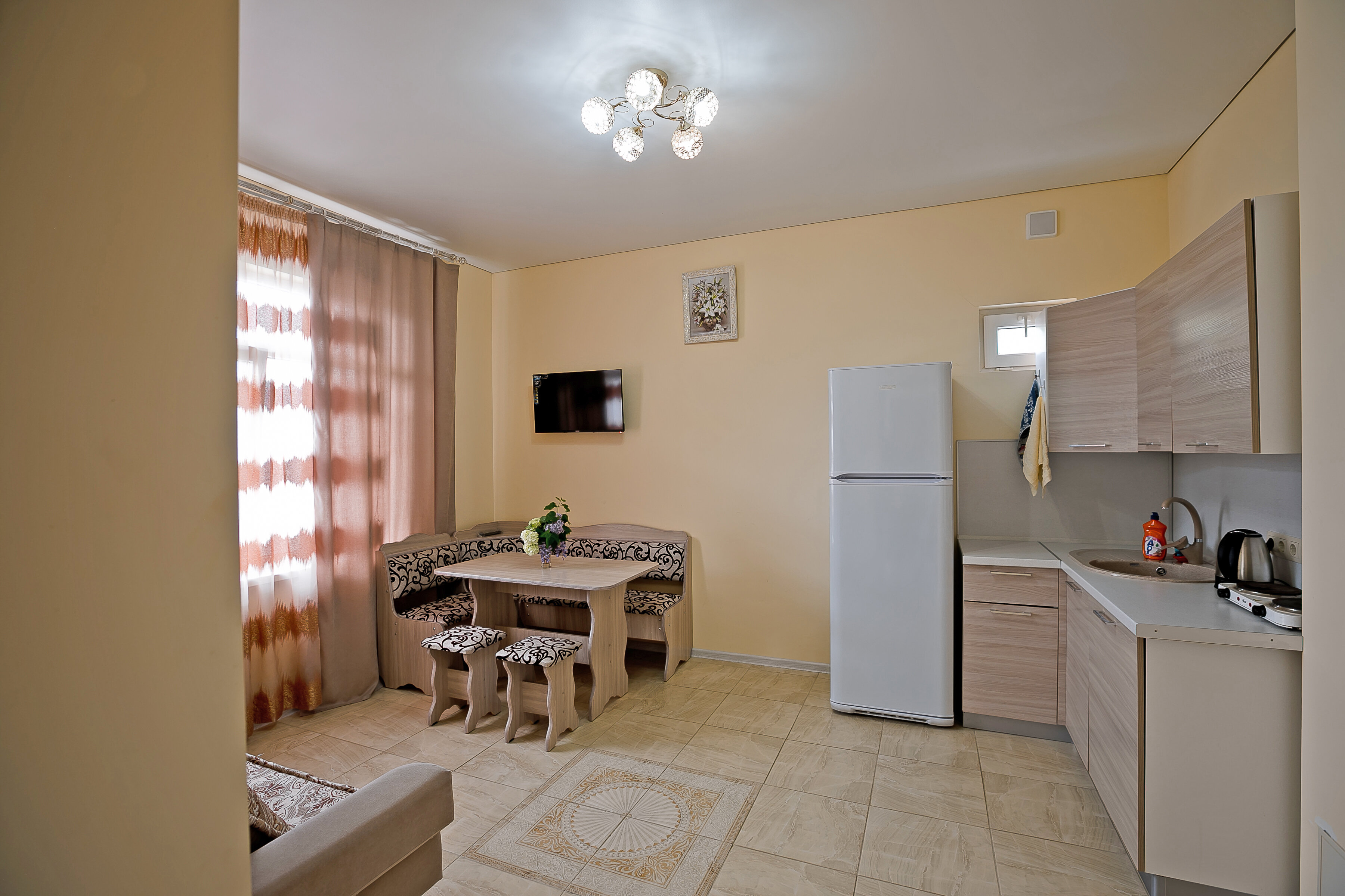 Двухкомнатный номер с кухней