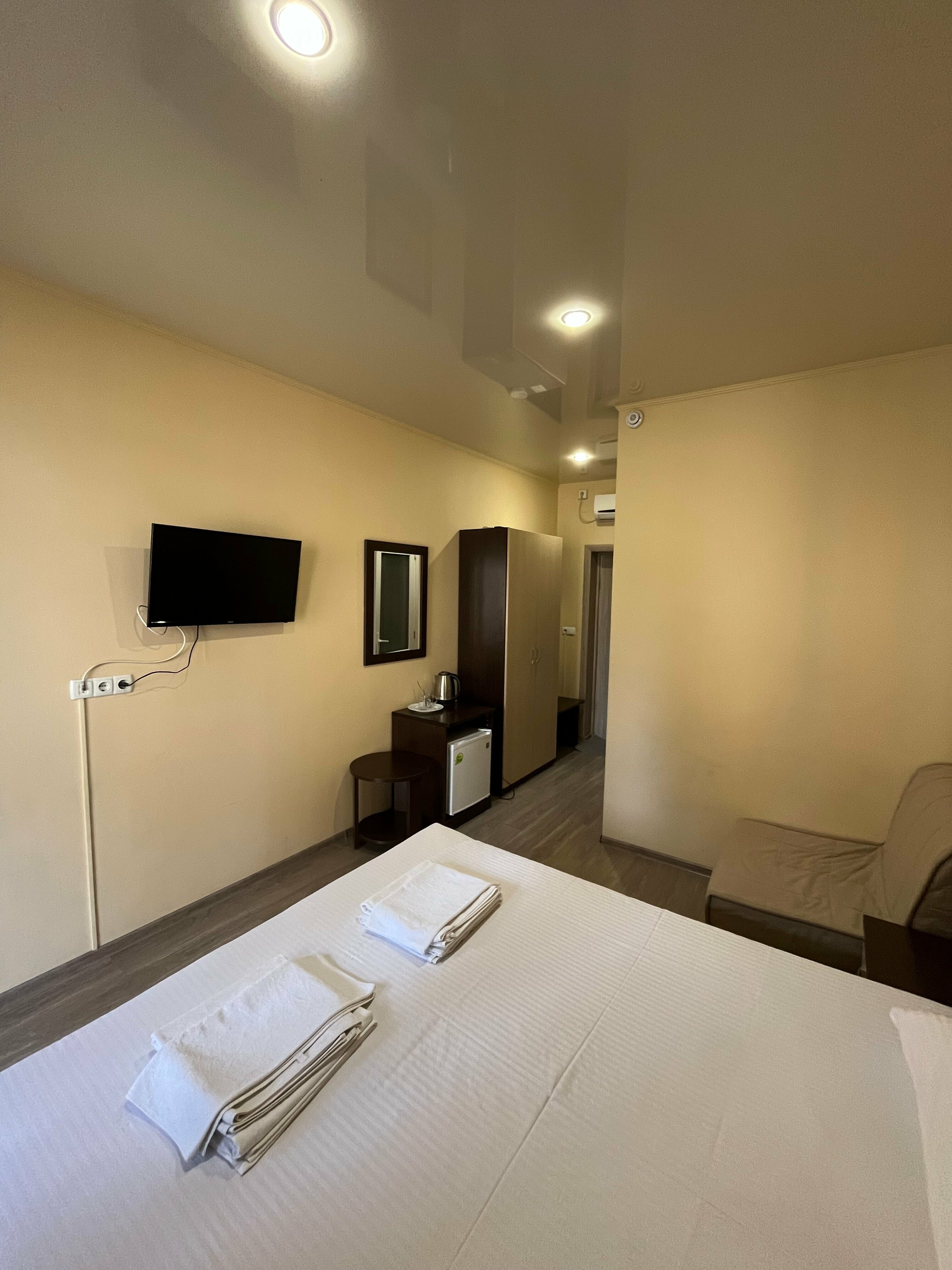 Двухместный номер с 1 кроватью и балконом