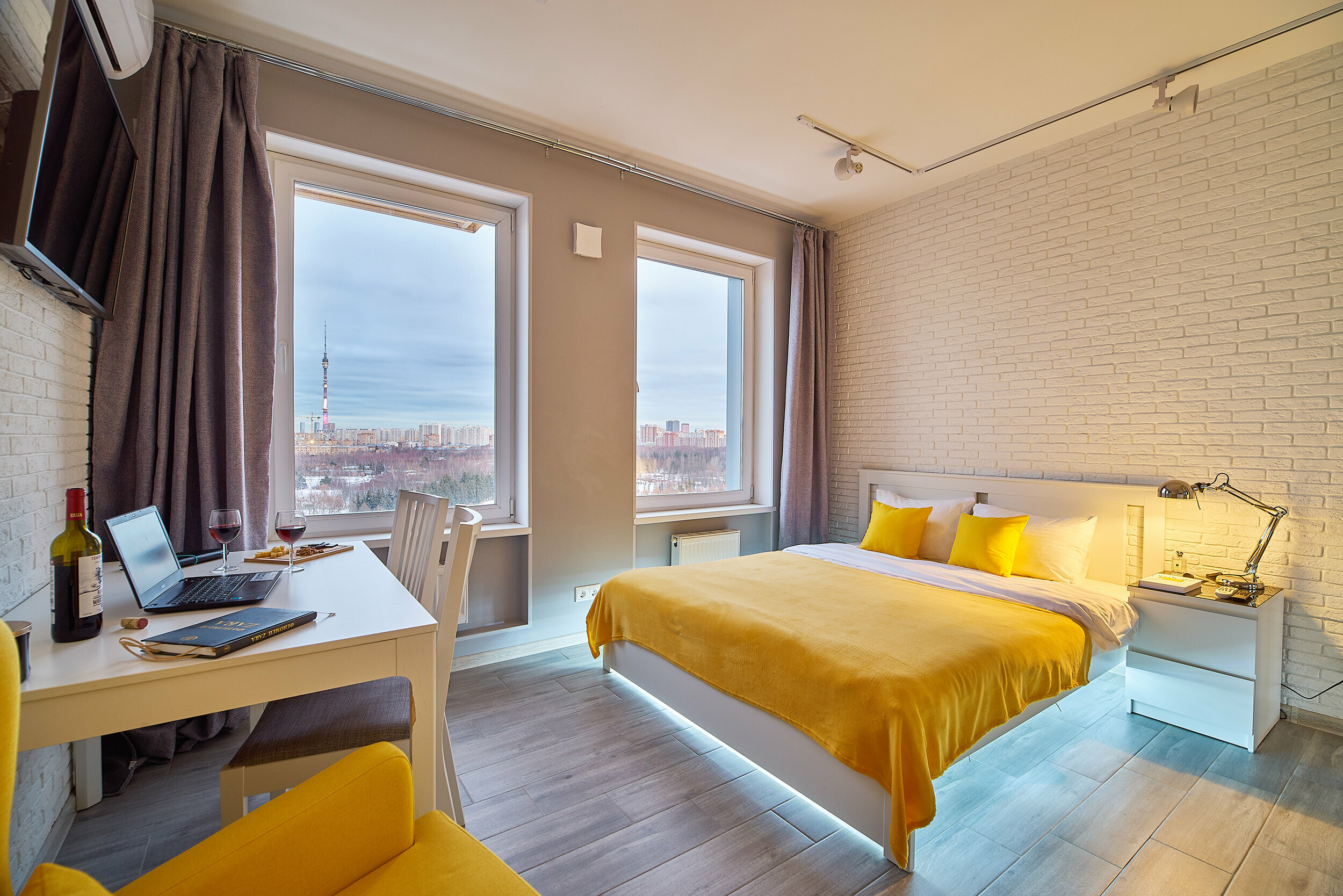 Loft 450 c видом на Ботанический сад