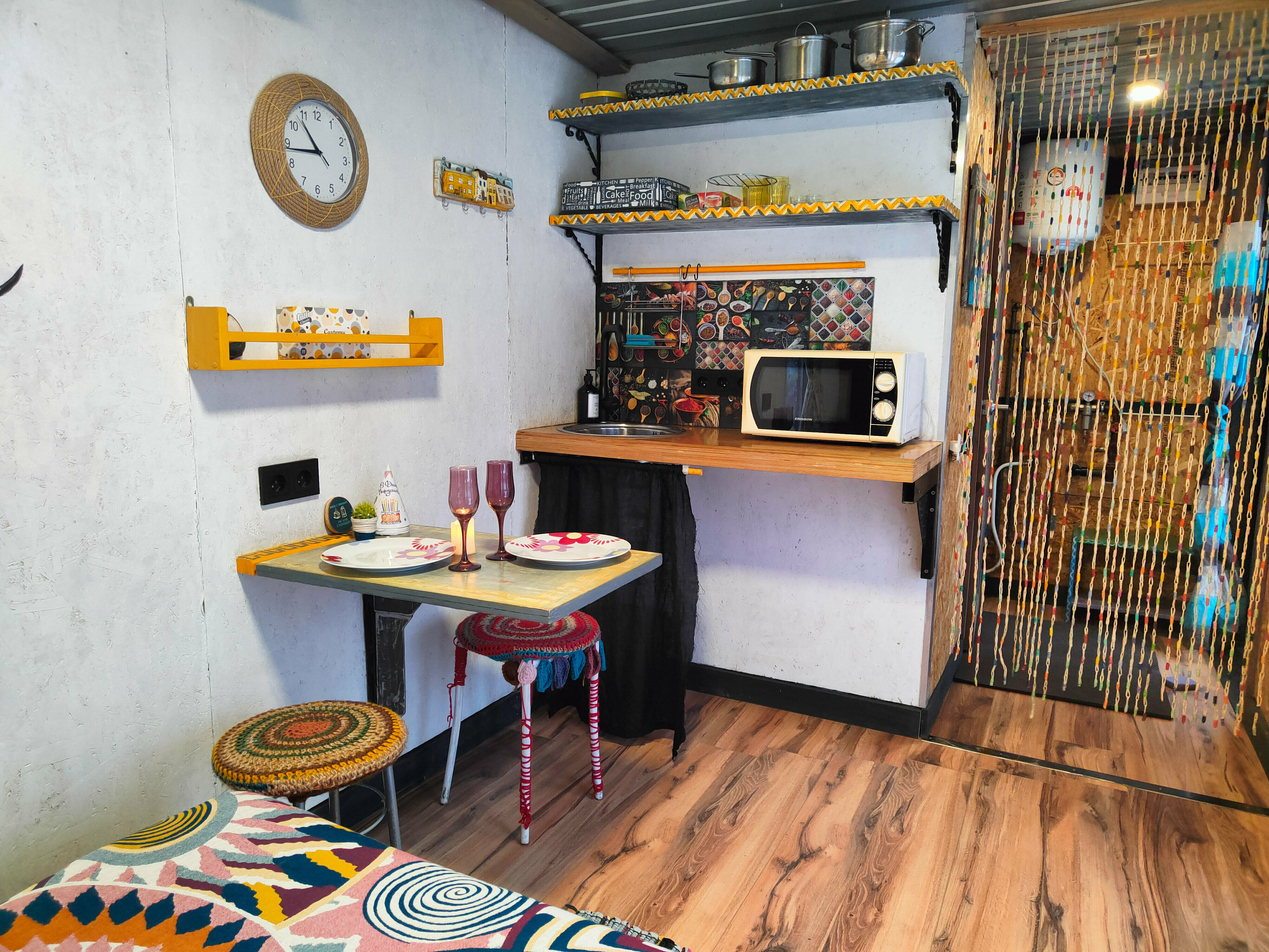 Дом с террасой на крыше 