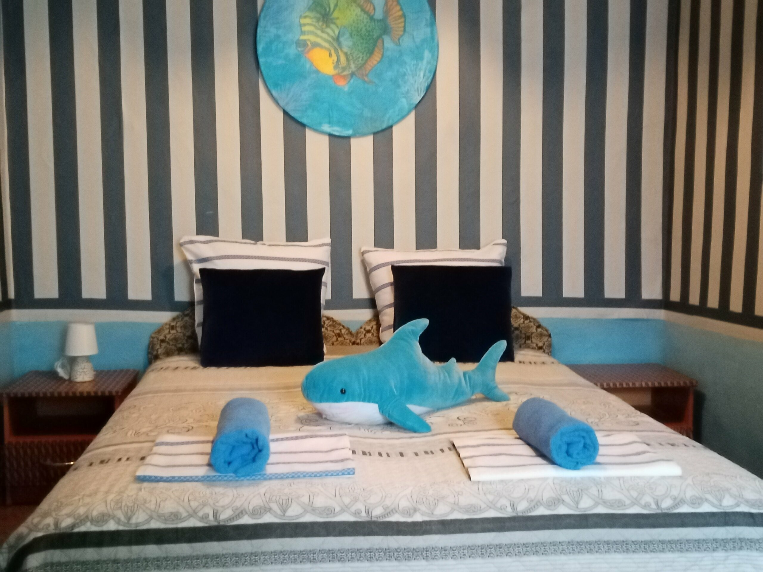 Четырехместный номер с видом на сад