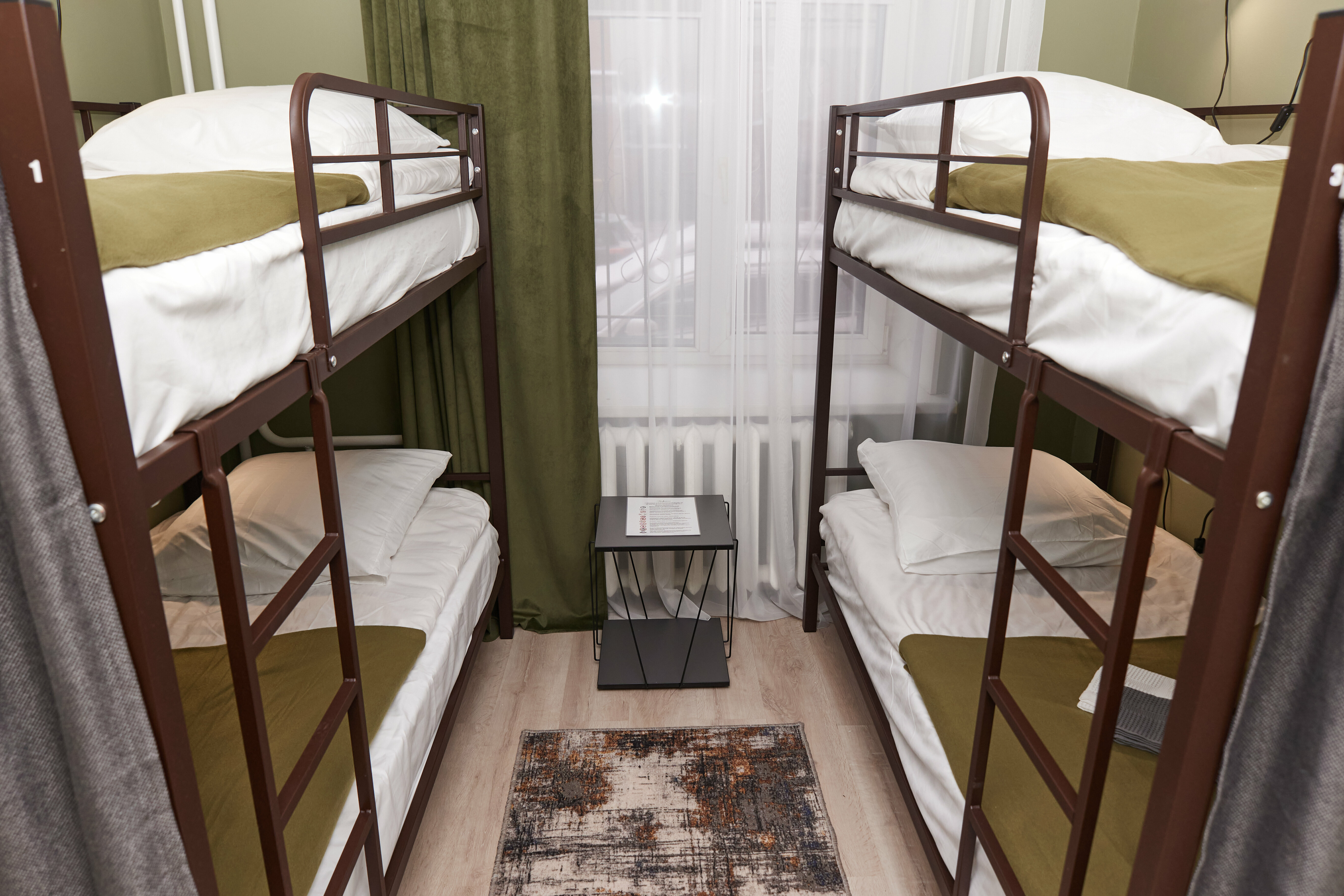 Общий 4-местный номер для мужчин и женщин