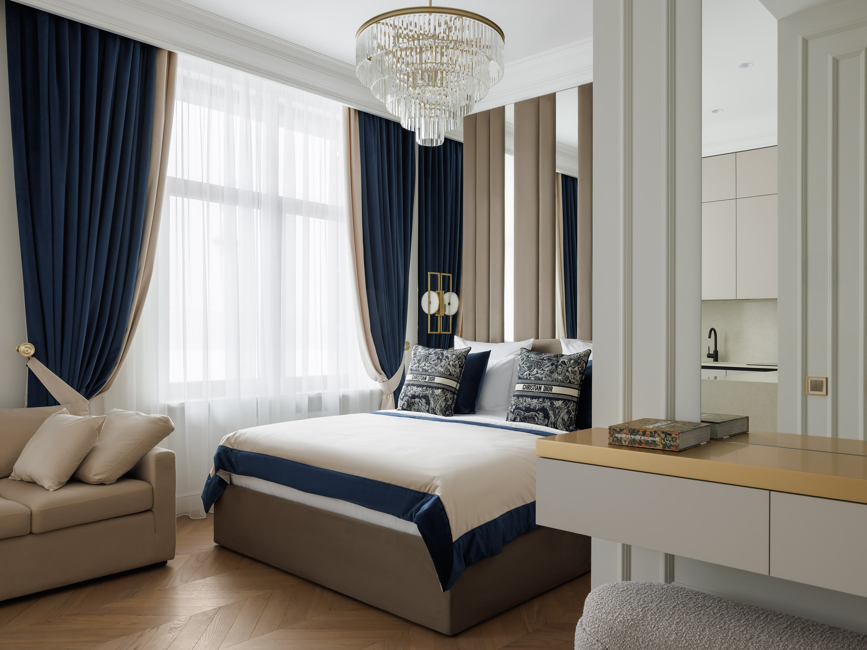 Студио + с видом на Неву