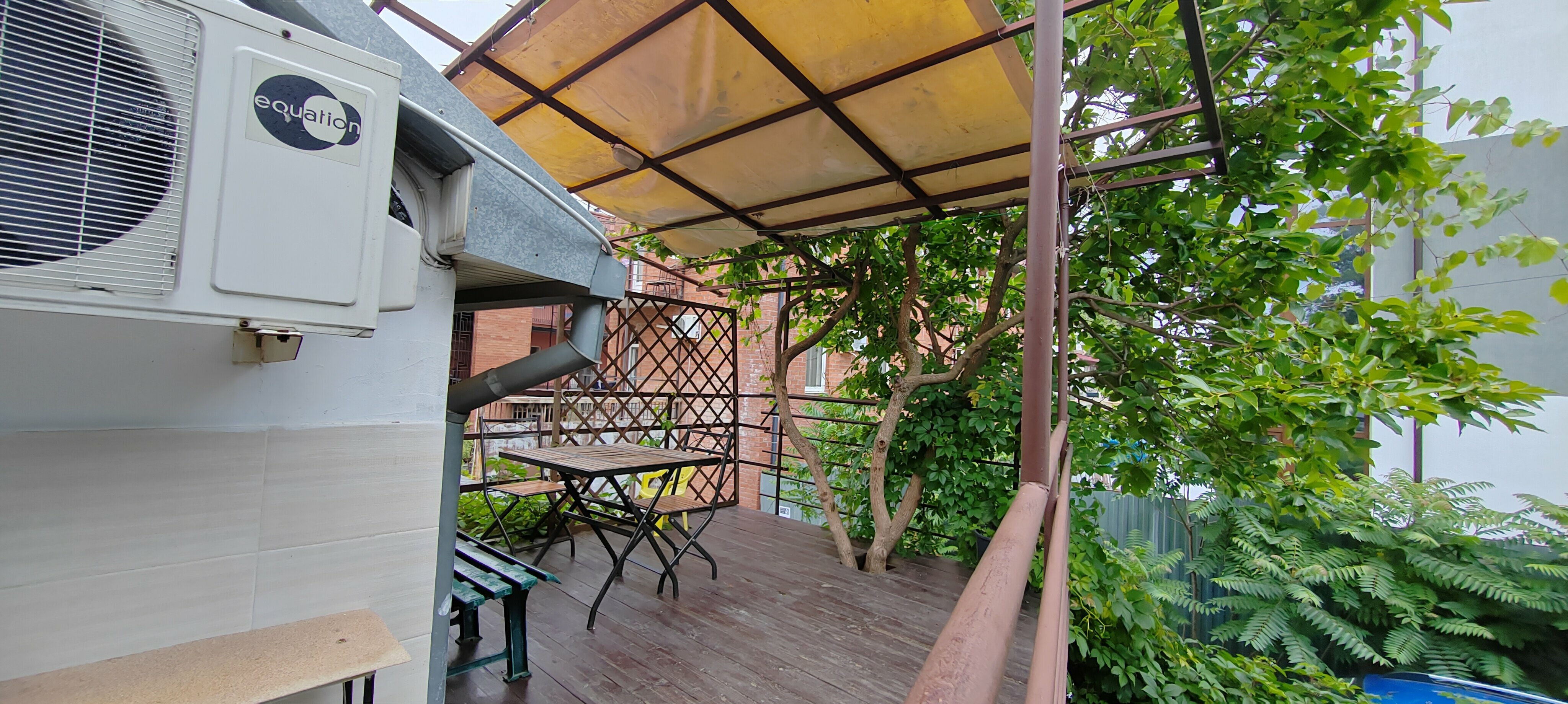 Шестиместный 2х комнатный номер со своей террасой