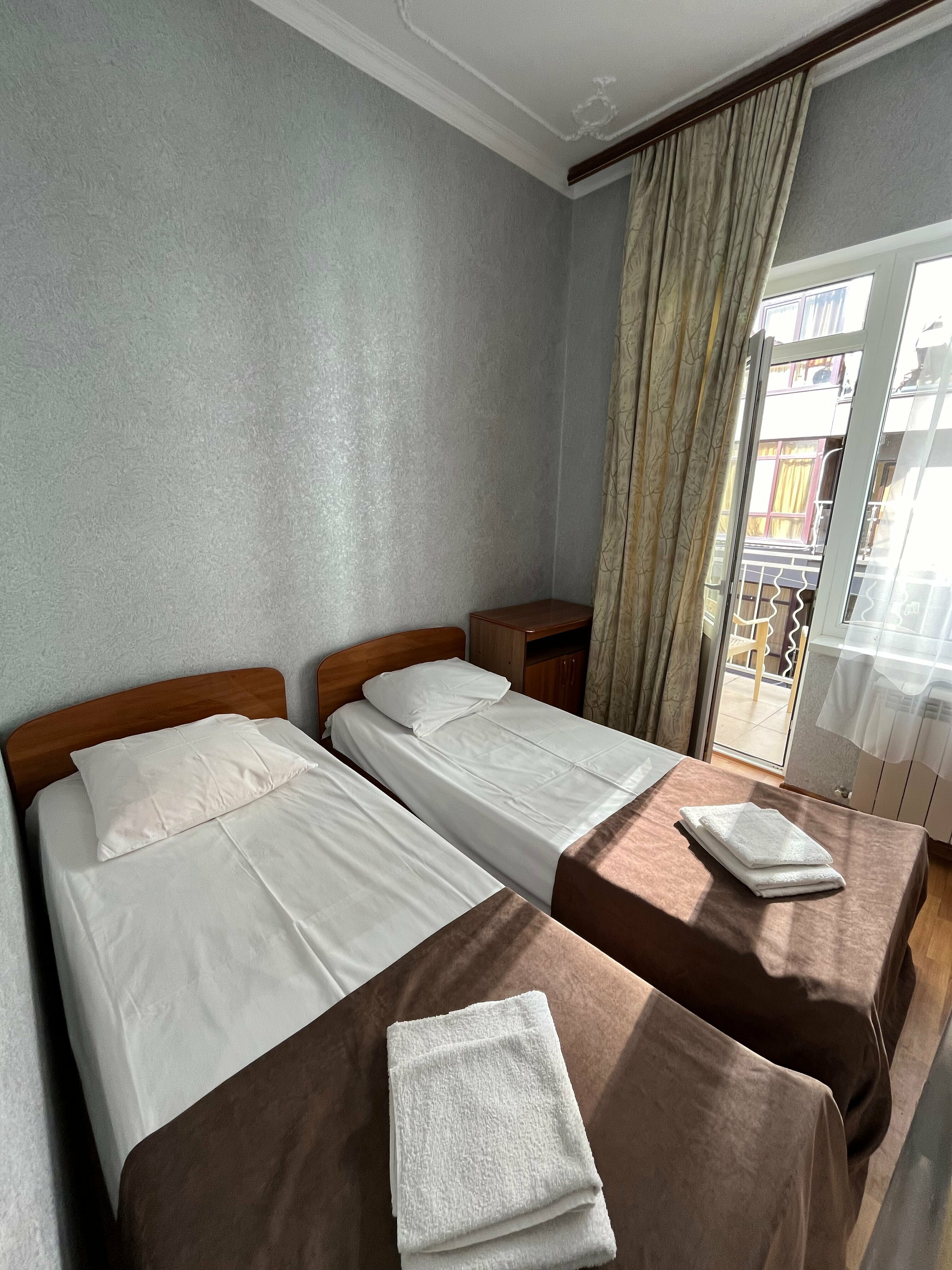 Двухместный номер с 2 отдельными кроватями и балконом