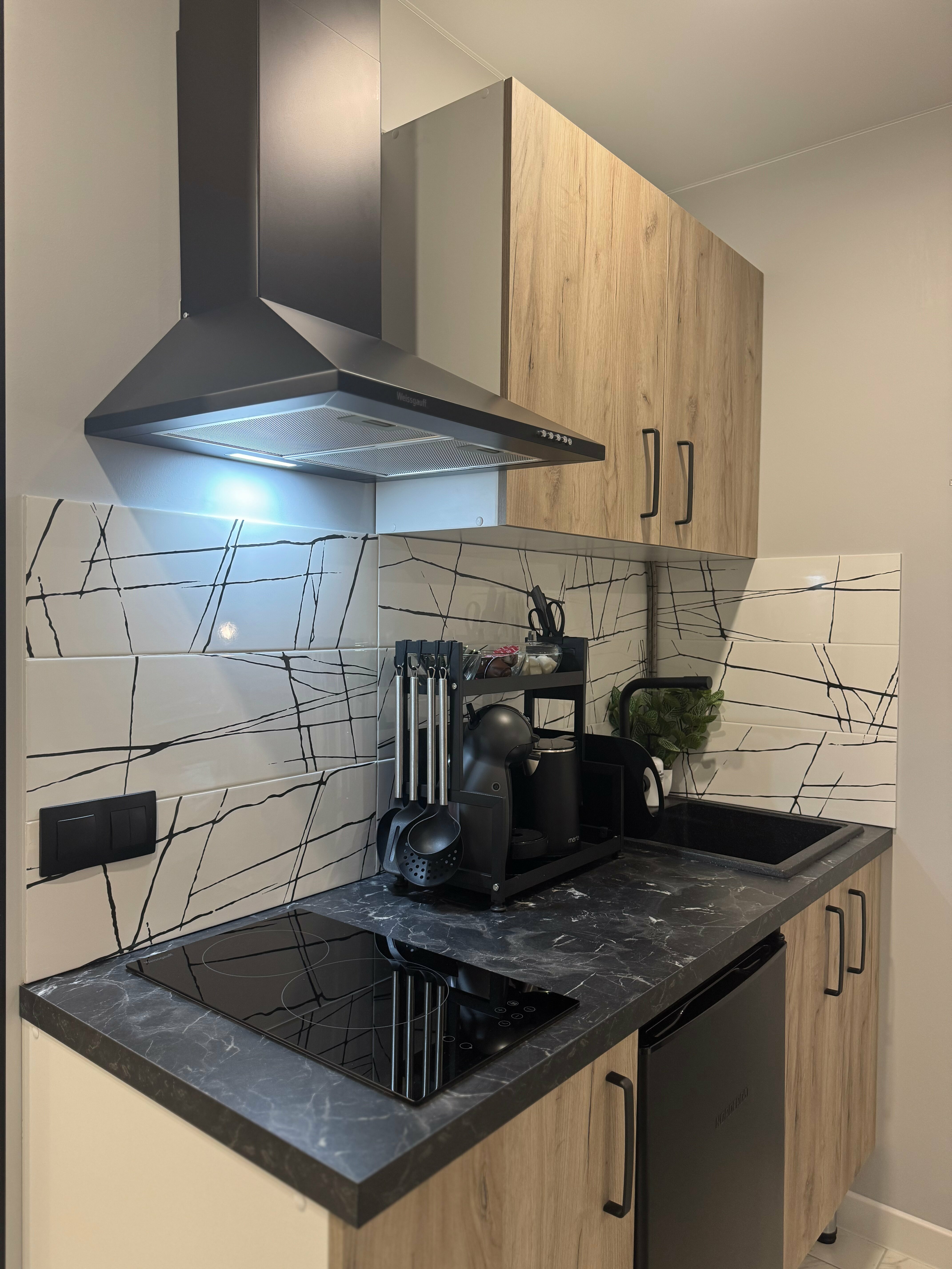 Апартамент "Шалфей" с кухней и стирально-сушильной машиной