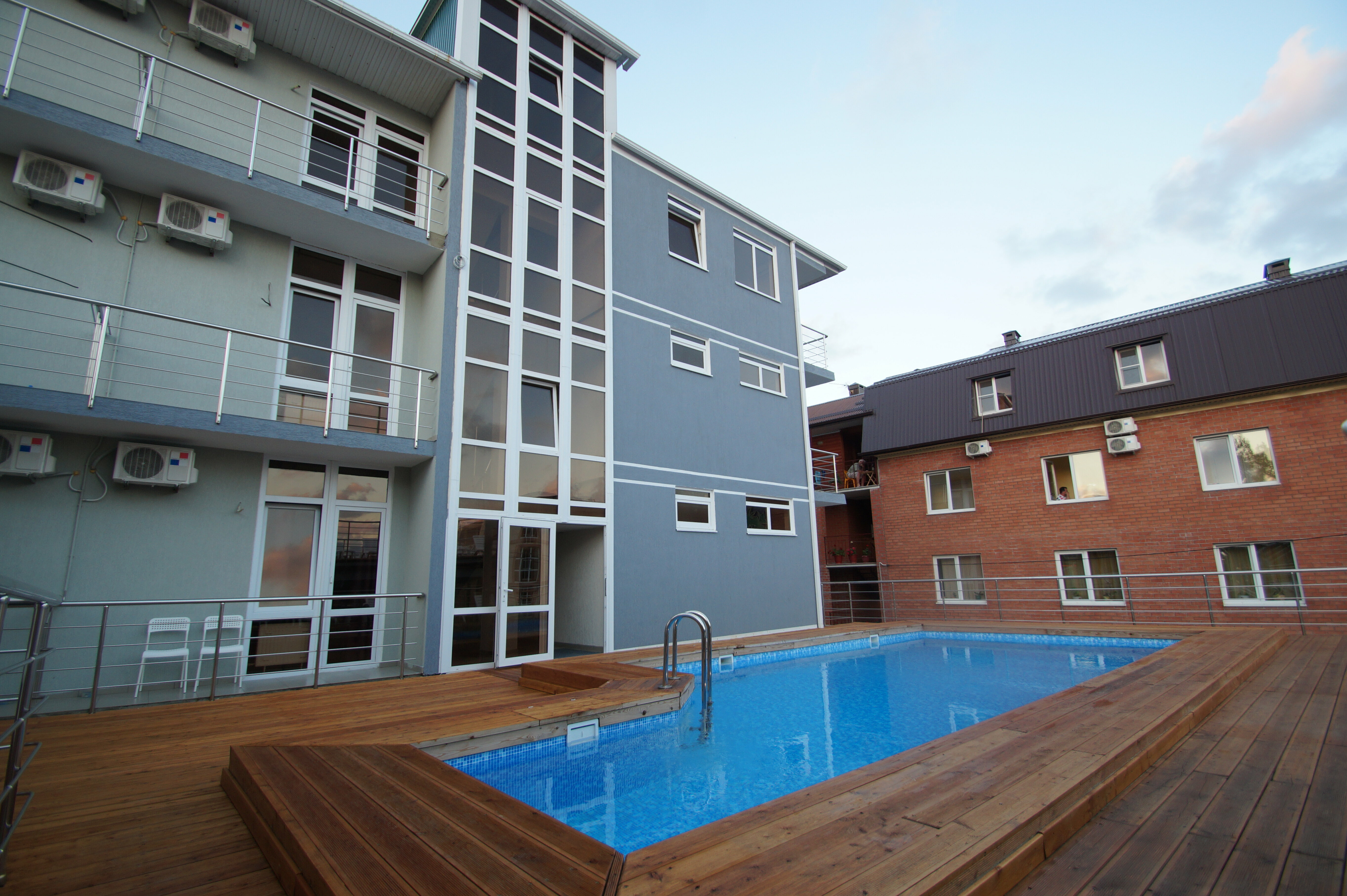 Двухместный номер с 1 кроватью и видом на бассейн