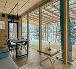 Коттедж с видом на озеро в Тихая долина