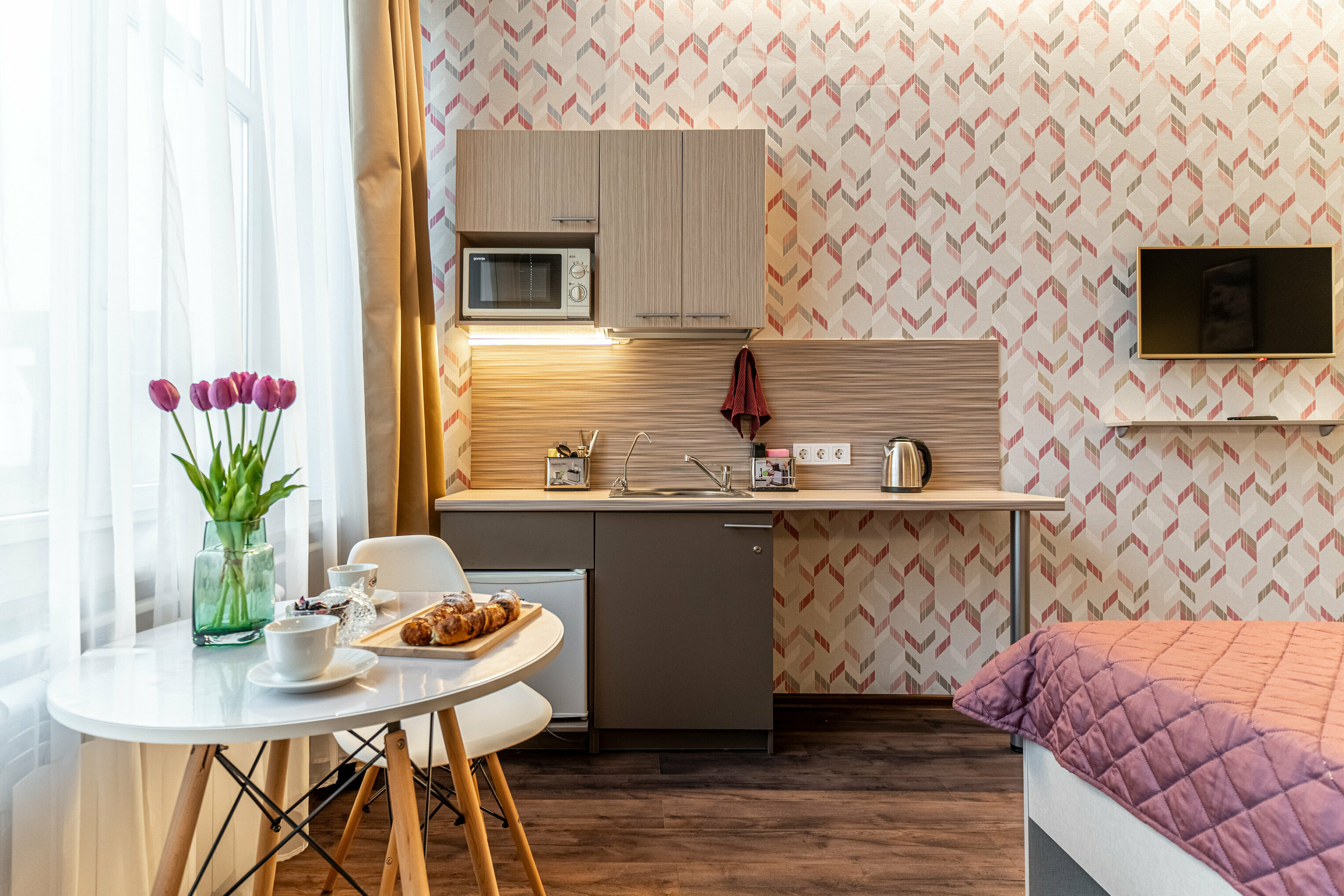 Двухместный номер с 2 отдельными кроватями и ванной