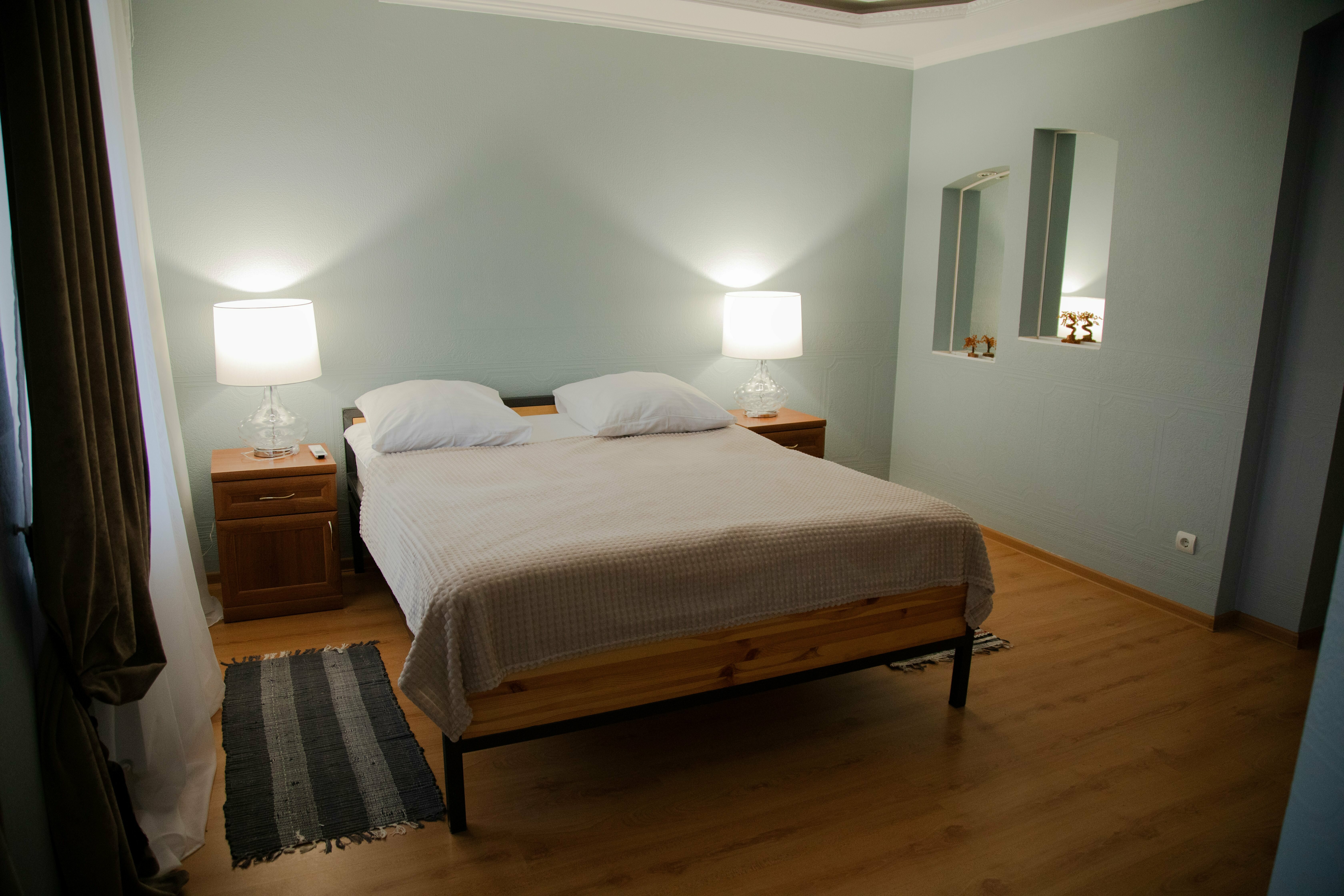 Двухкомнатный номер с камином в отдельном домике