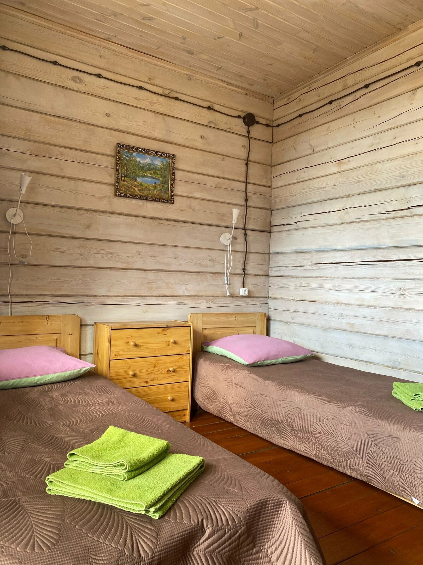 Двухместный номер с 2 отдельными кроватями и балконом