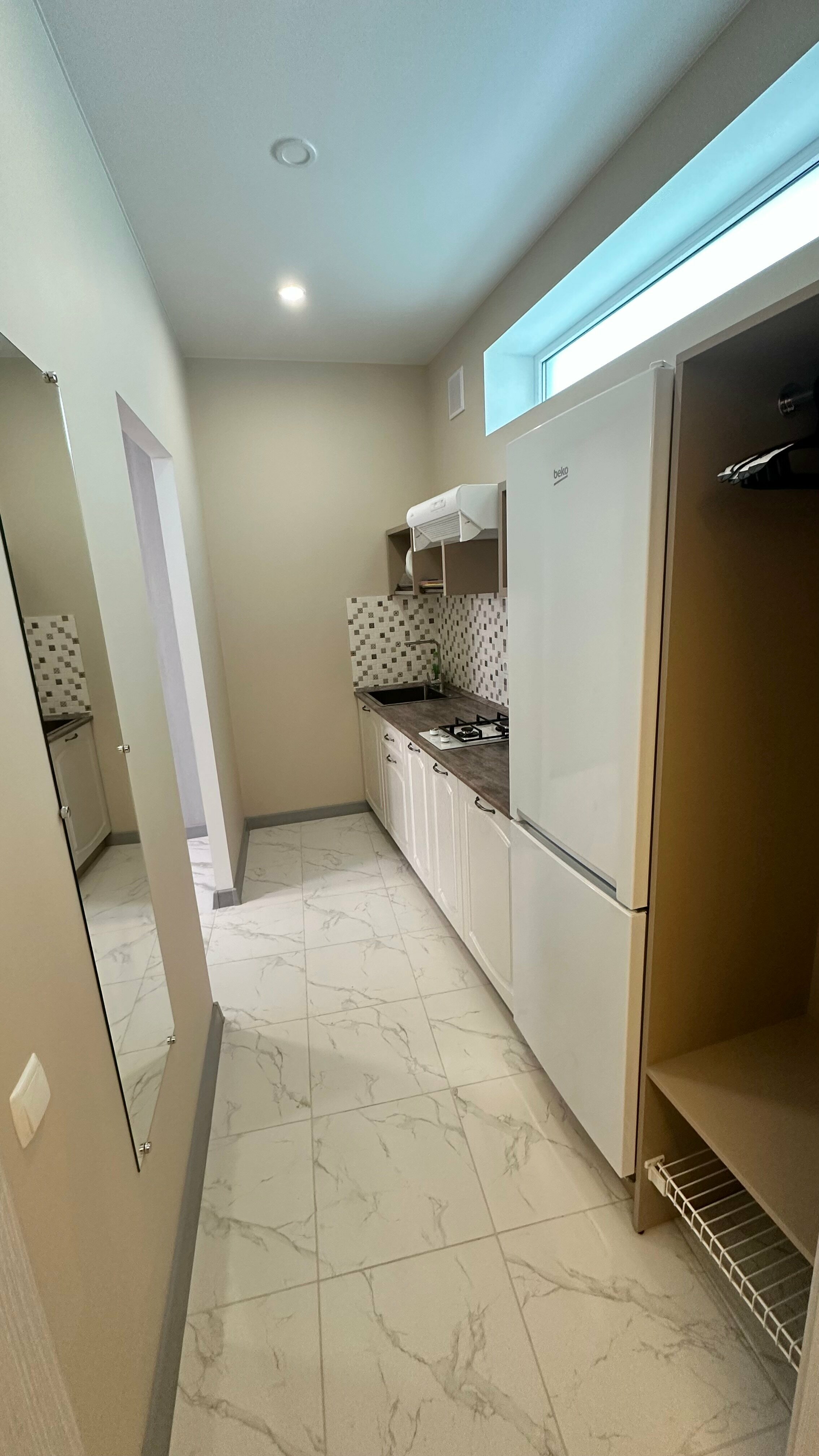 Четырехместный номер с кухней , балконом/террасой