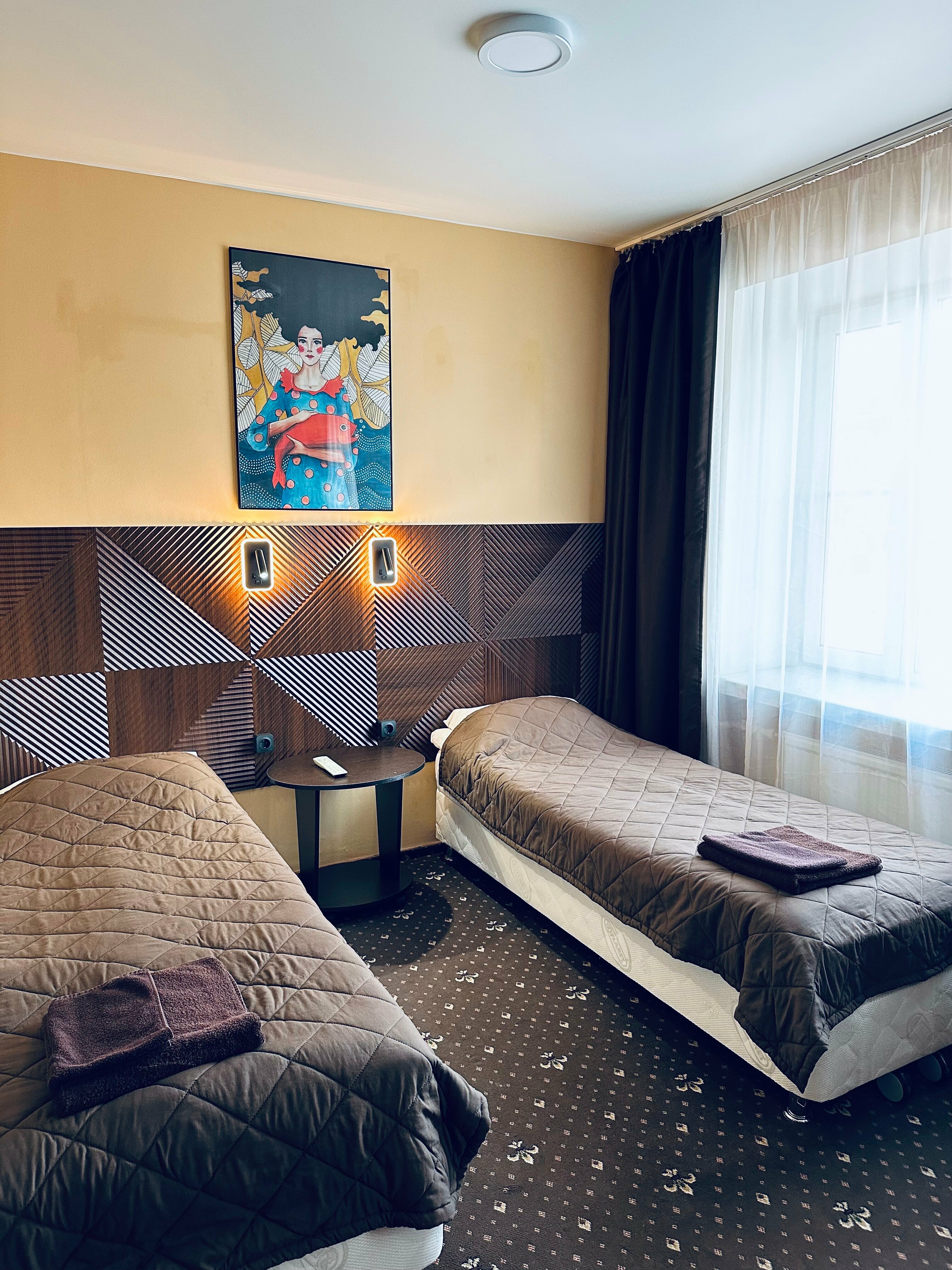 Трехместный номер с видом на город