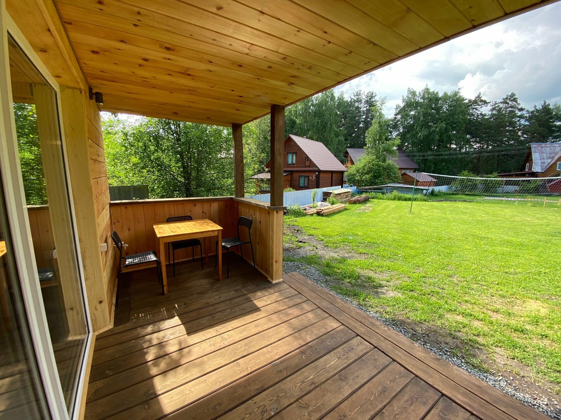 Панорама 1 этаж с видом на сад