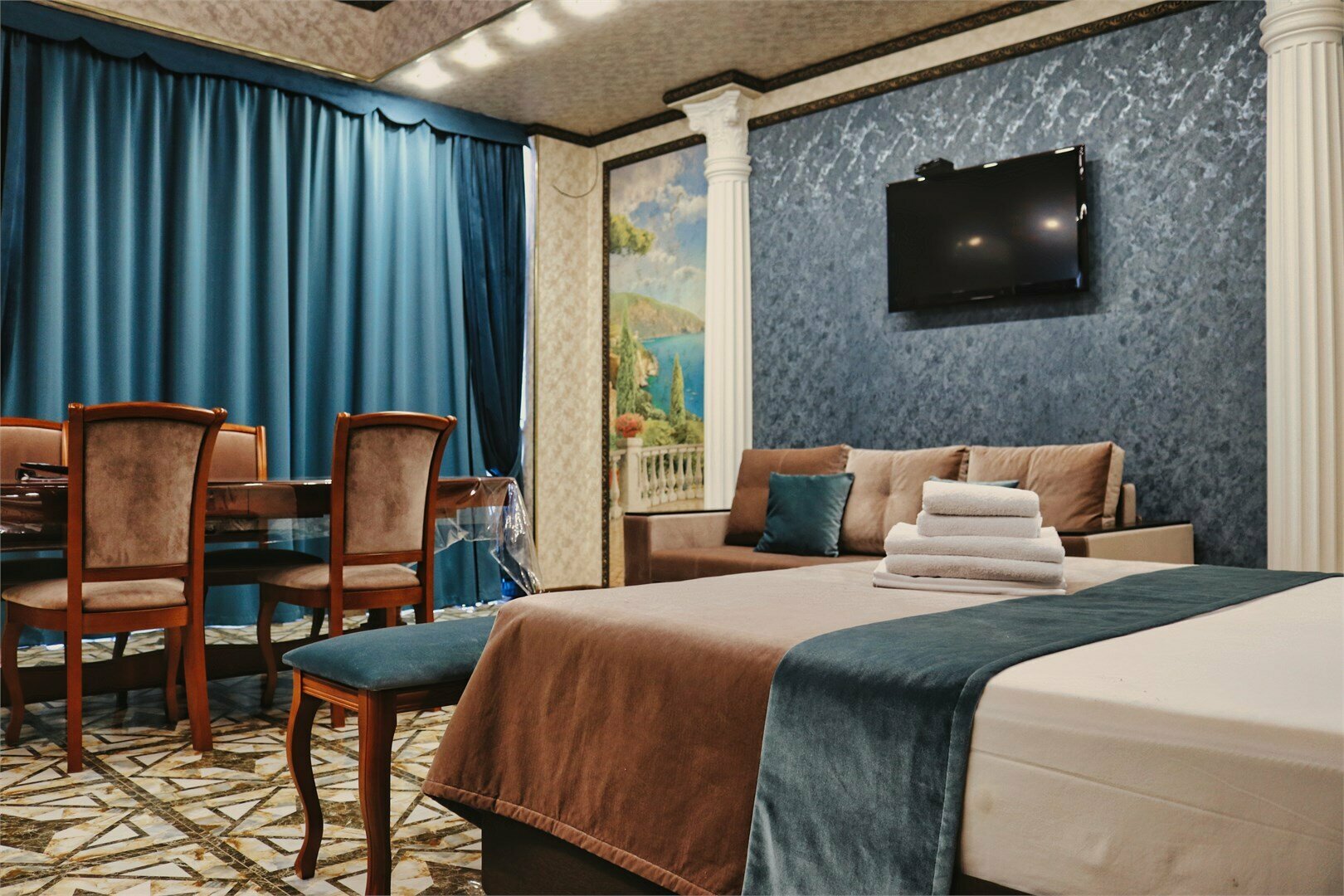 1-комнатный 2-местный Апартаменты-студия с видом на море