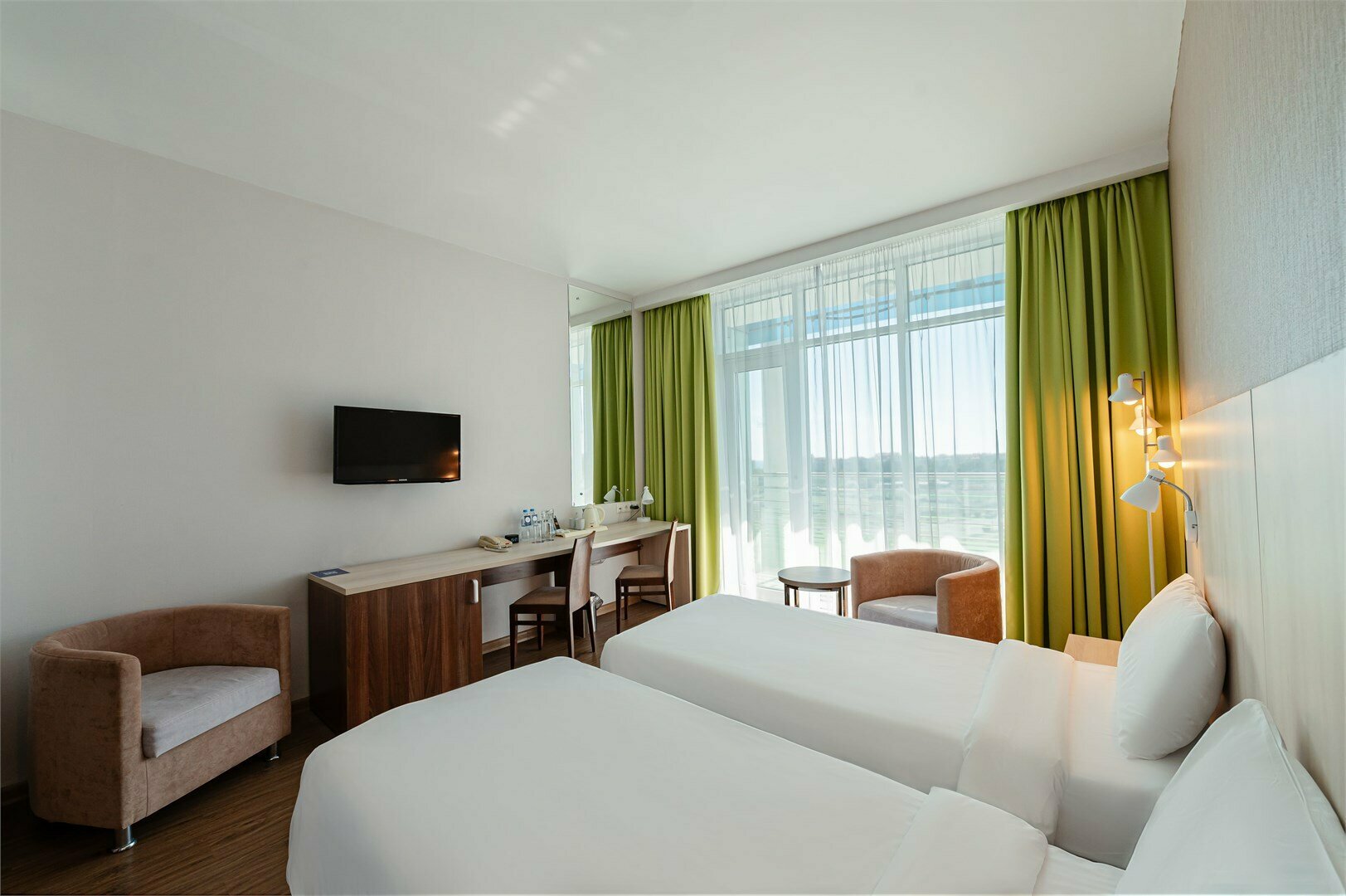 Стандарт с видом на море с двумя раздельными кроватями