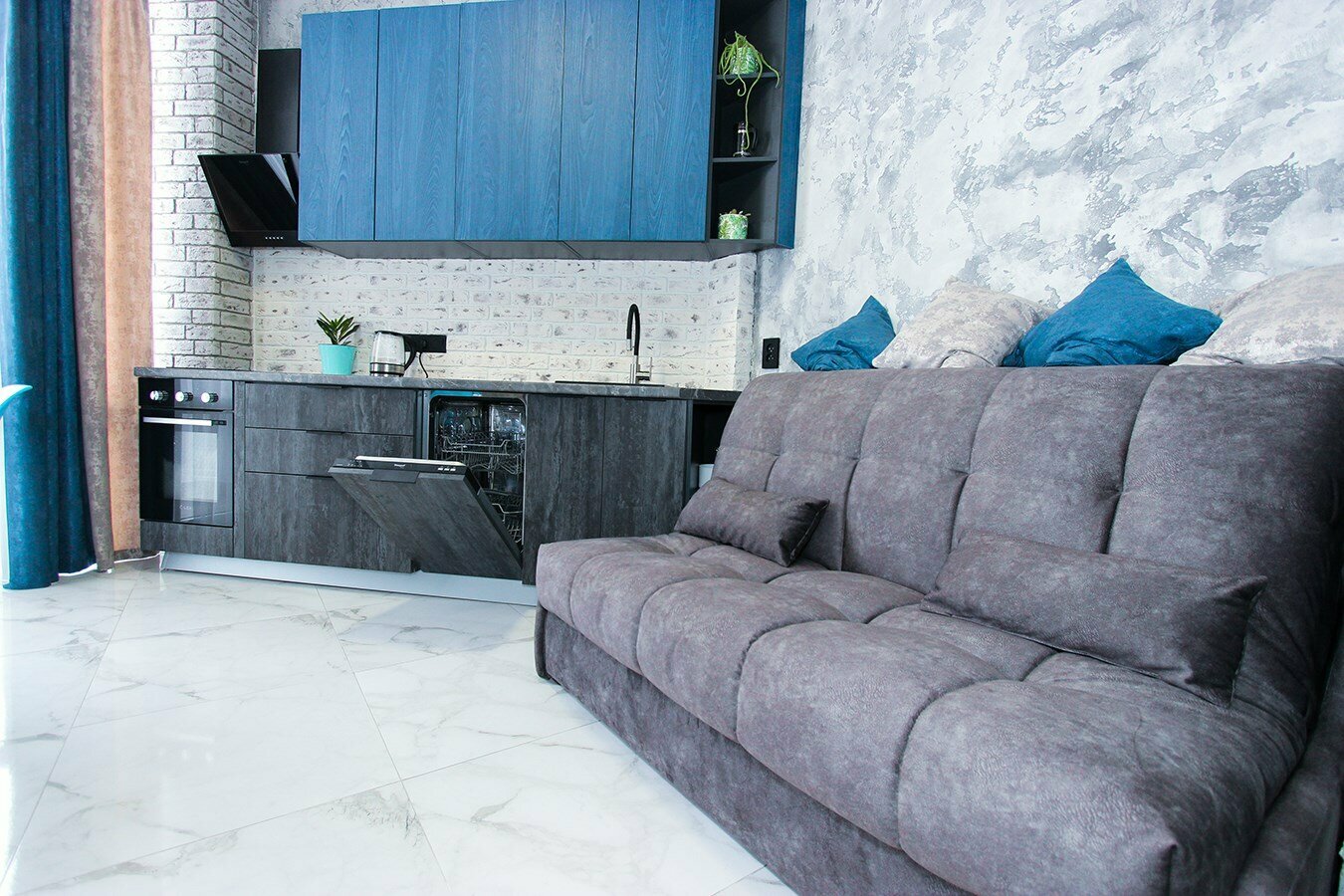 Апартаменты с 1 спальней