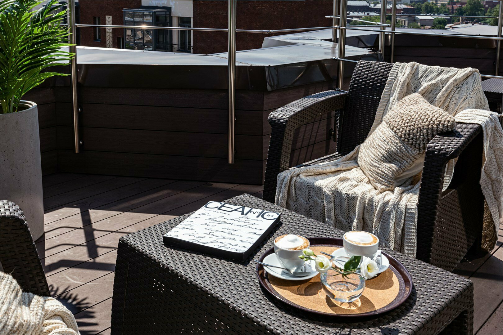 Супериор с террасой и панорамным видом