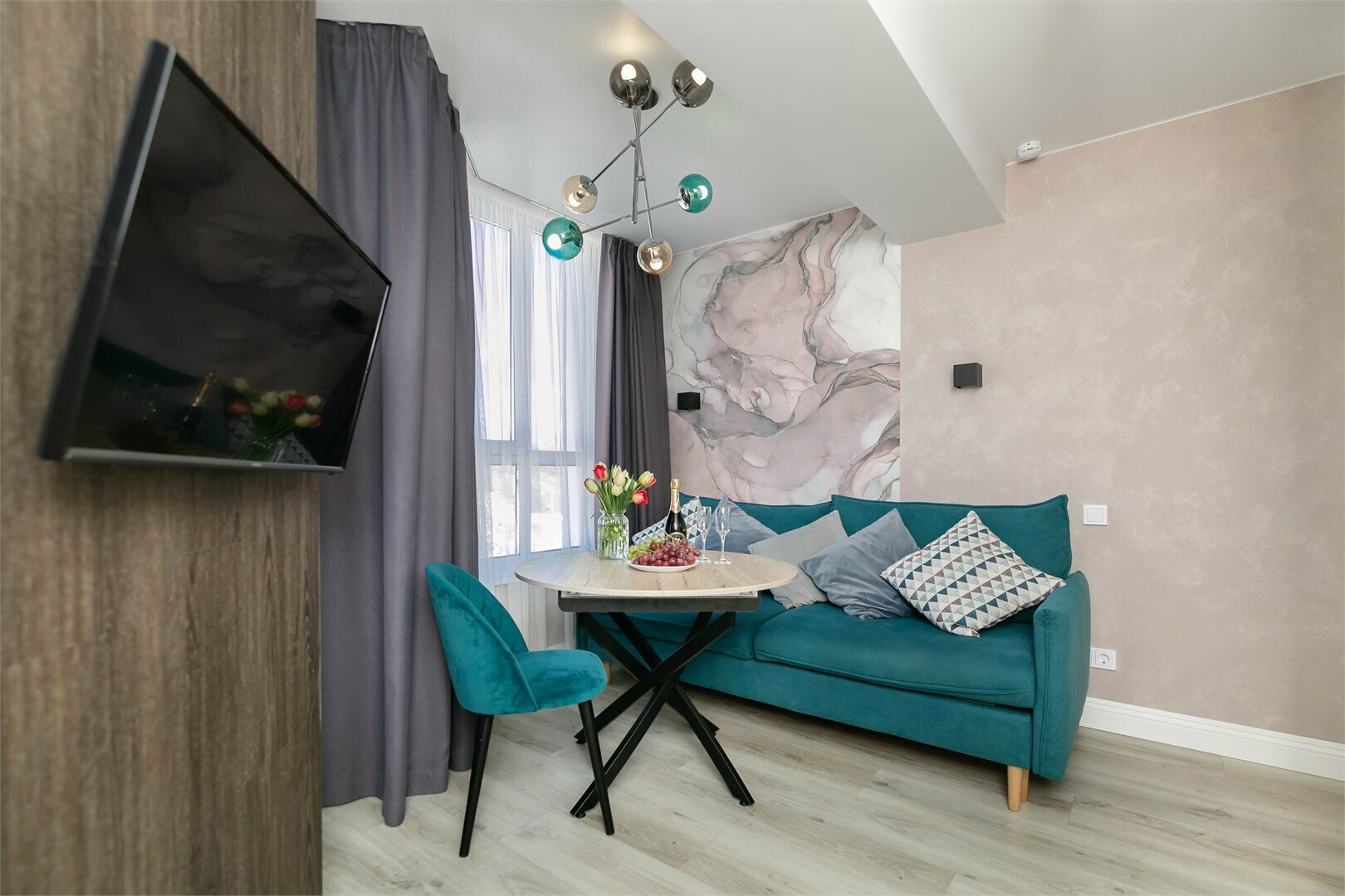 Апартаменты двухкомнатные "Luxe" (Панорамный вид на море)