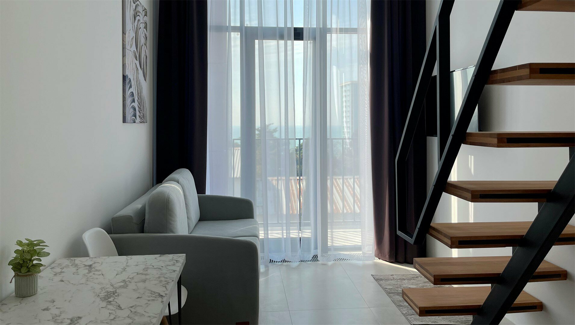 Апартаменты Двухуровневые вид на море