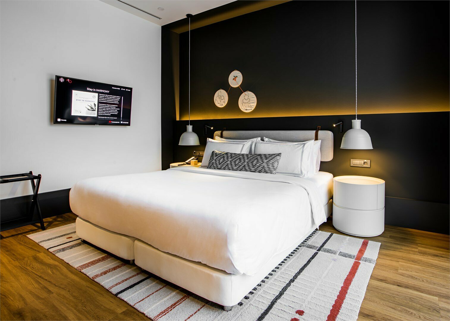 Двухместный номер NEO Централ - Подходит для маломобильных гостей. С одной  большой кроватью