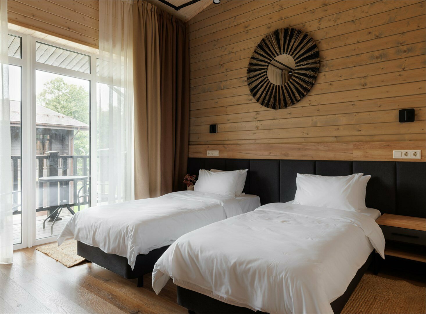 Стандарт с двумя раздельными кроватями и балконом