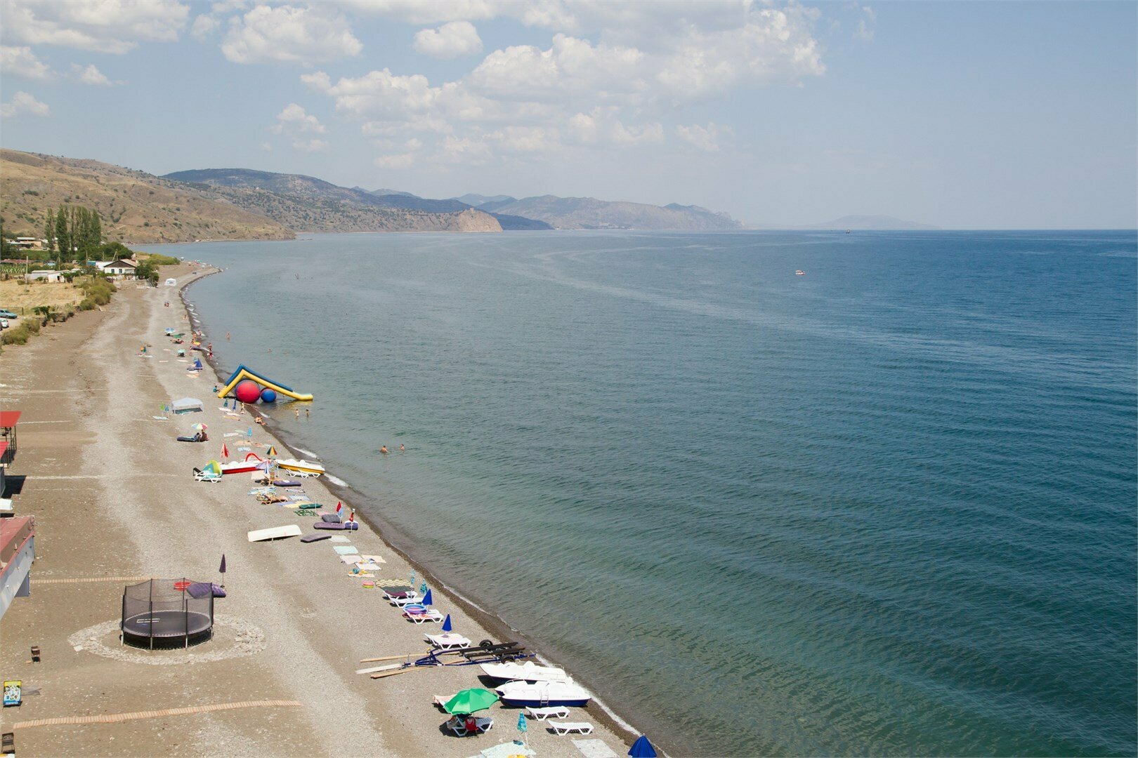 Четырехместный номер с видом на море