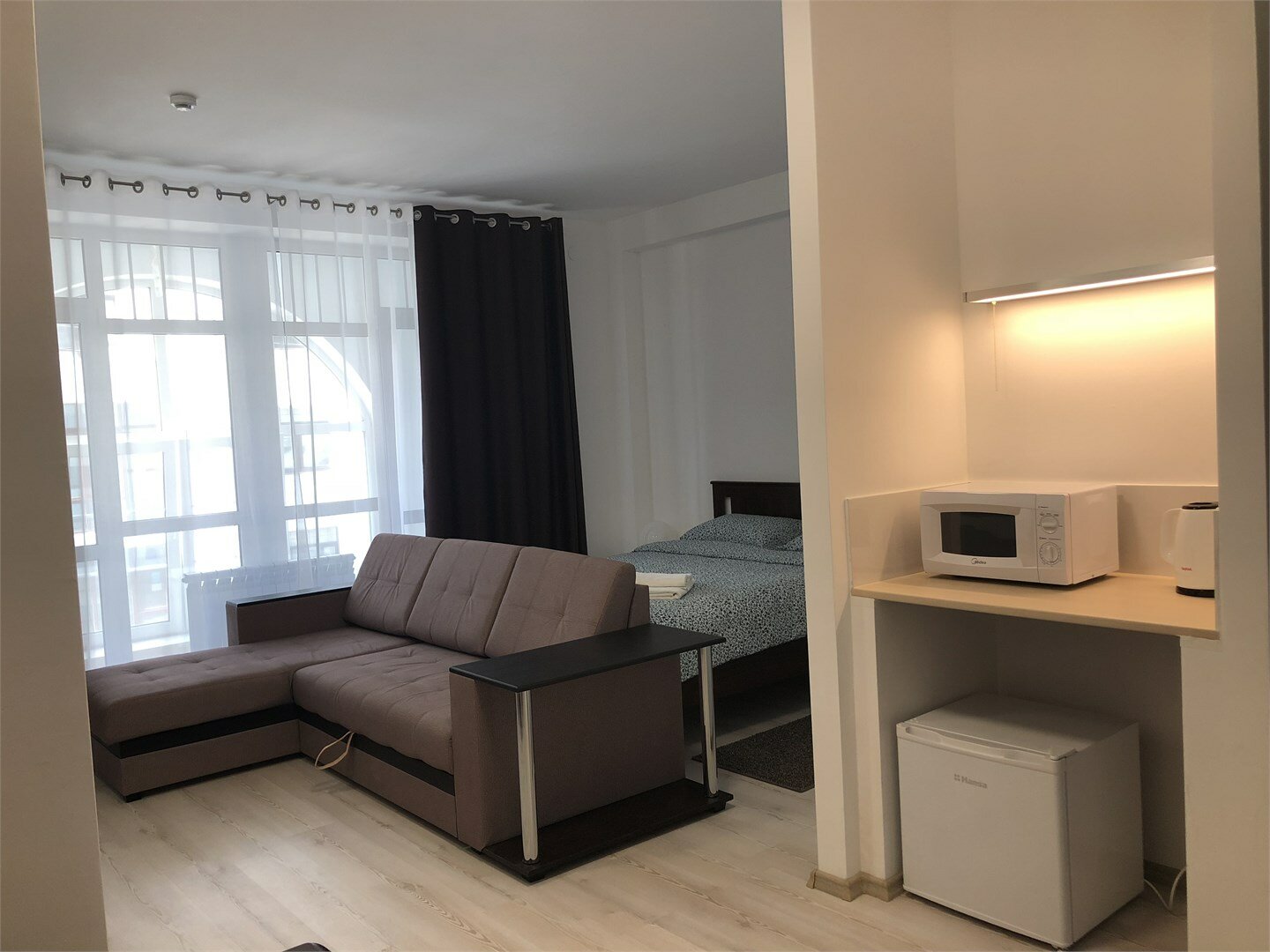 Большой трехместный номер с балконом