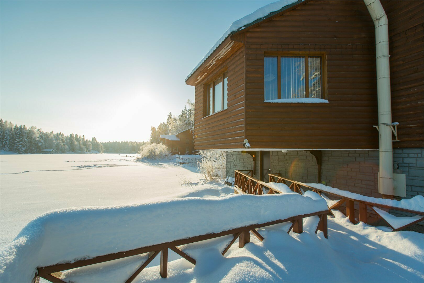 Дом "над водой" № 5 (10 мест) сауна