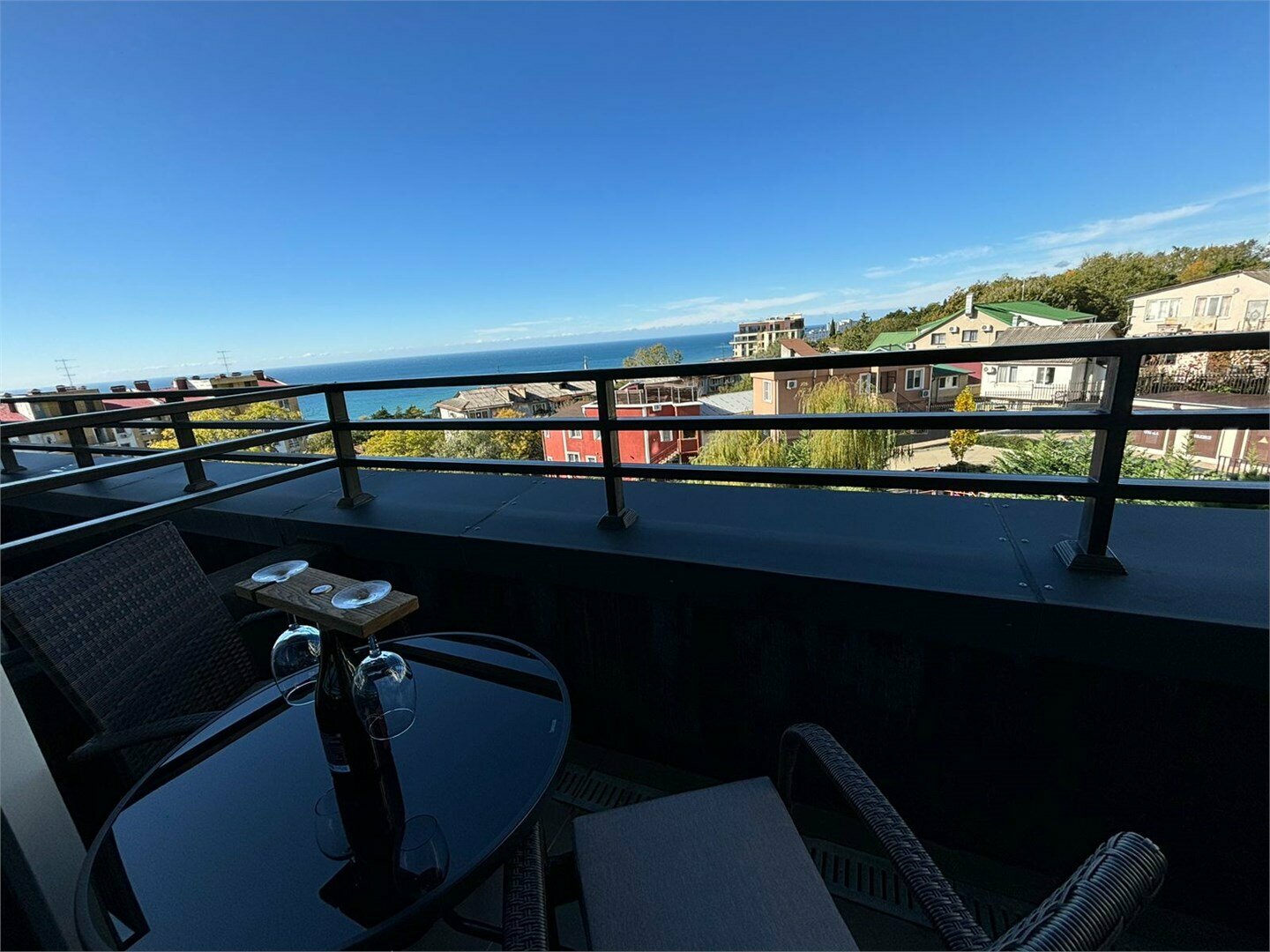 Апартаменты 20 м2 студия с видом на море и балконом