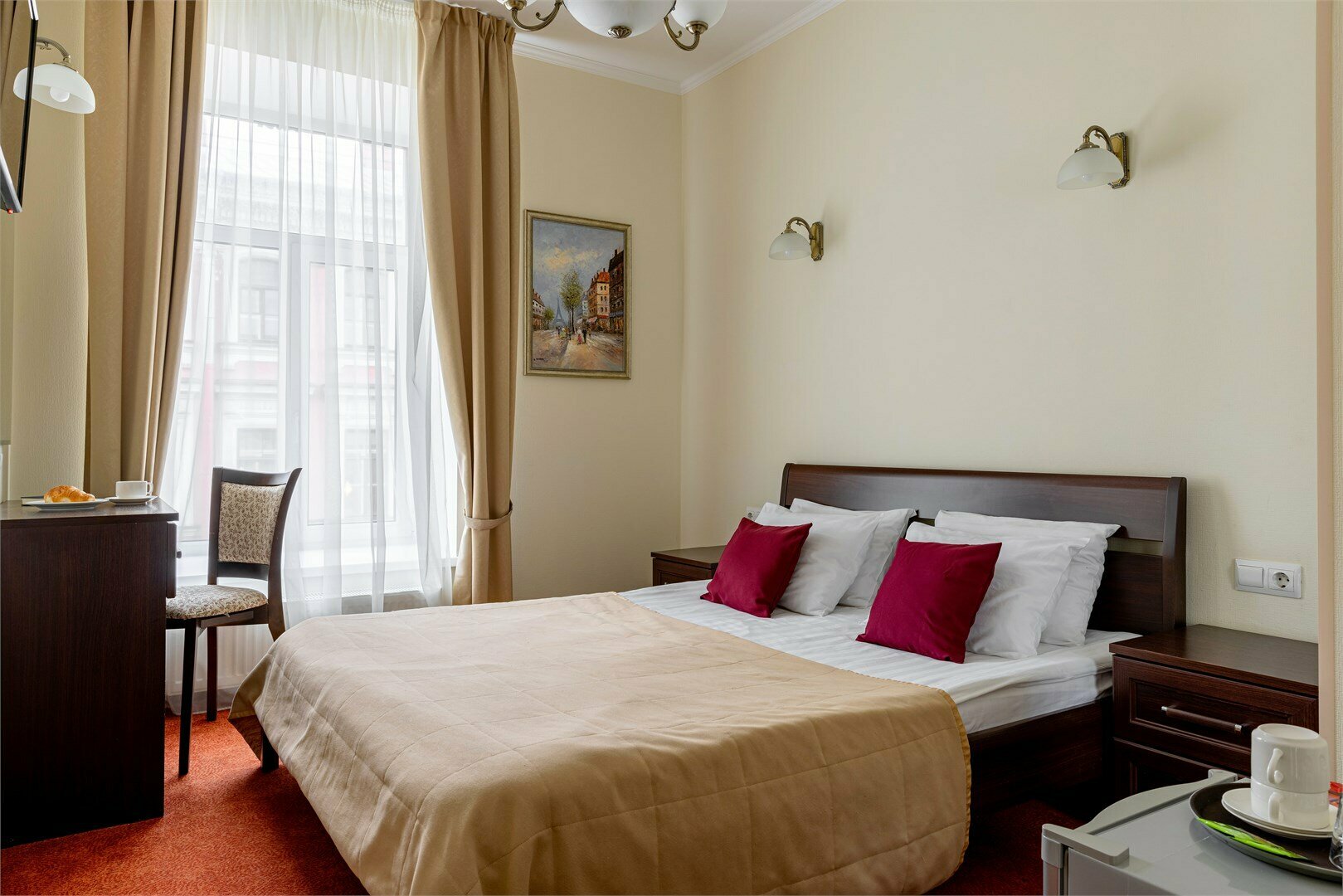 Стандарт с 1 кроватью или 2 раздельными, вид на Рубинштейна или во двор