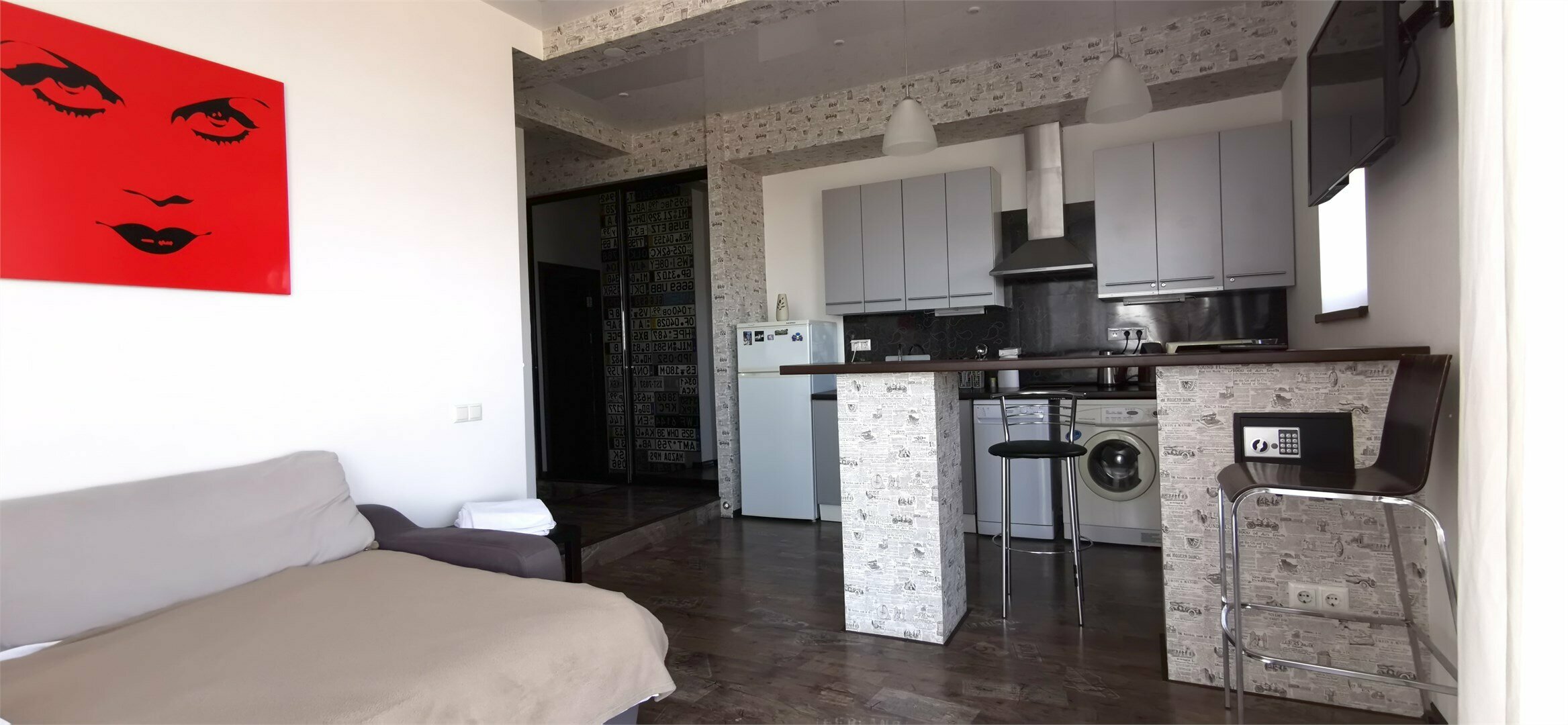 Номер с мини-кухней видом на море и парк