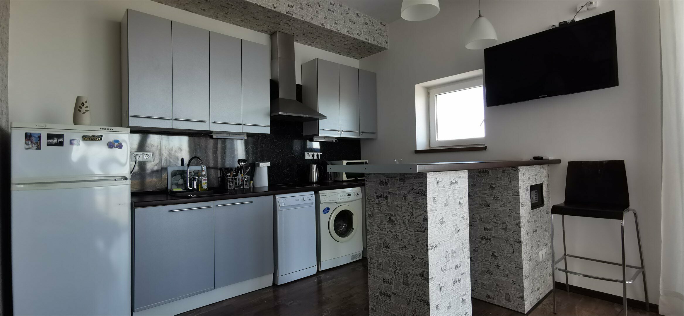 Номер с мини-кухней видом на море и парк