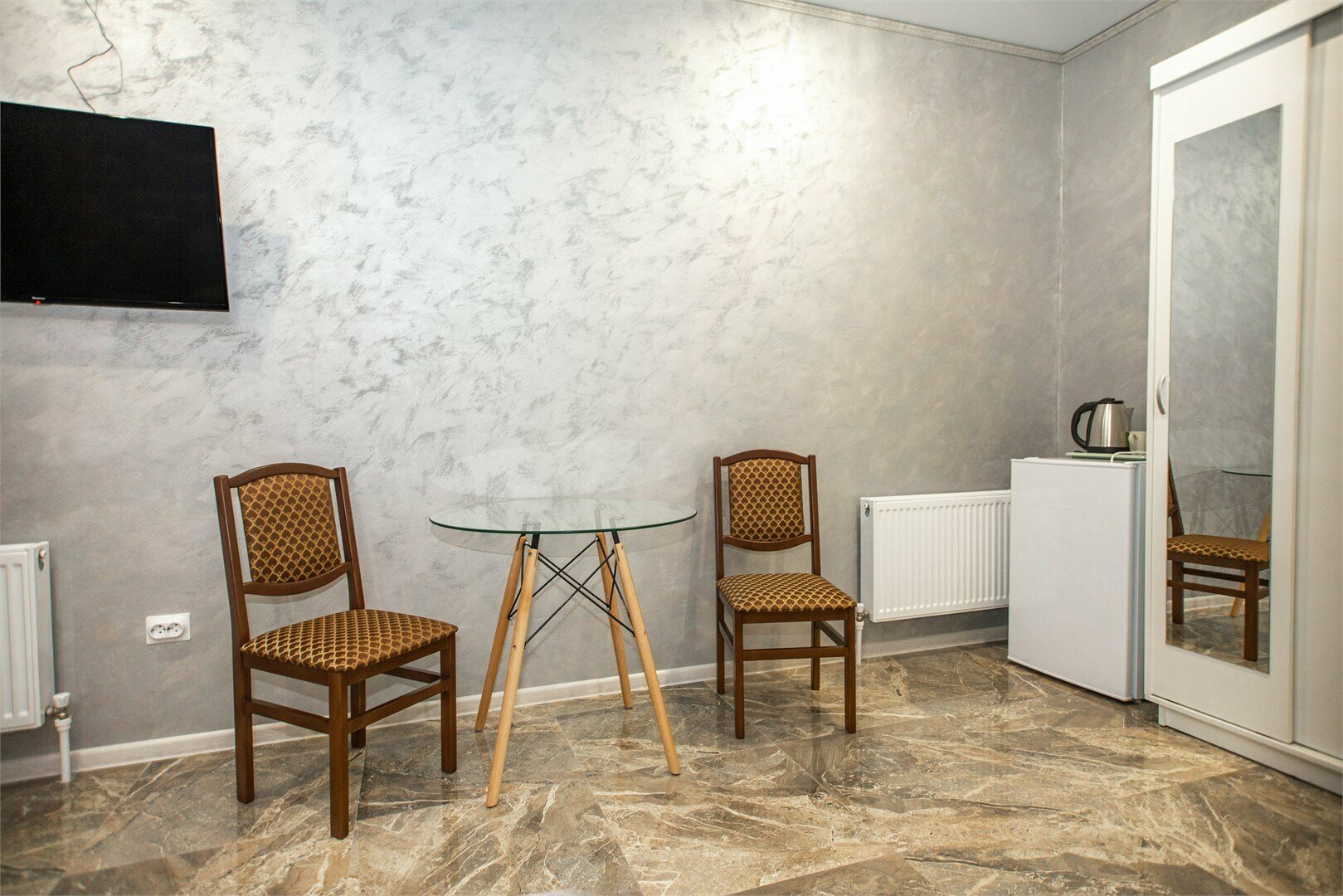 Двухместный номер с 1 кроватью и террасой