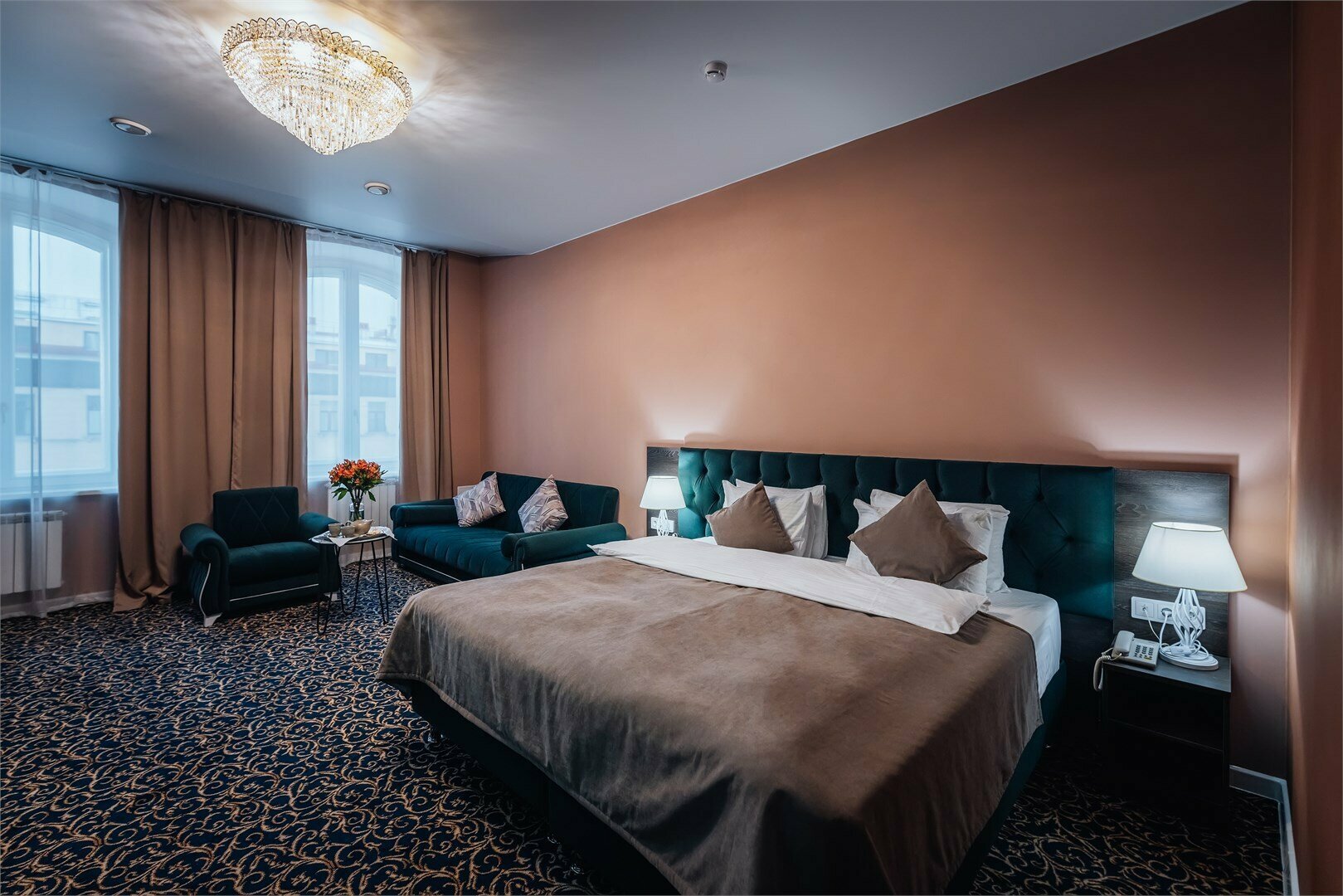 Семейный номер с 2 спальнями