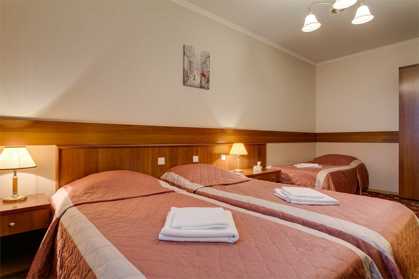 трехкомнатные апартаменты с тремя спальнями