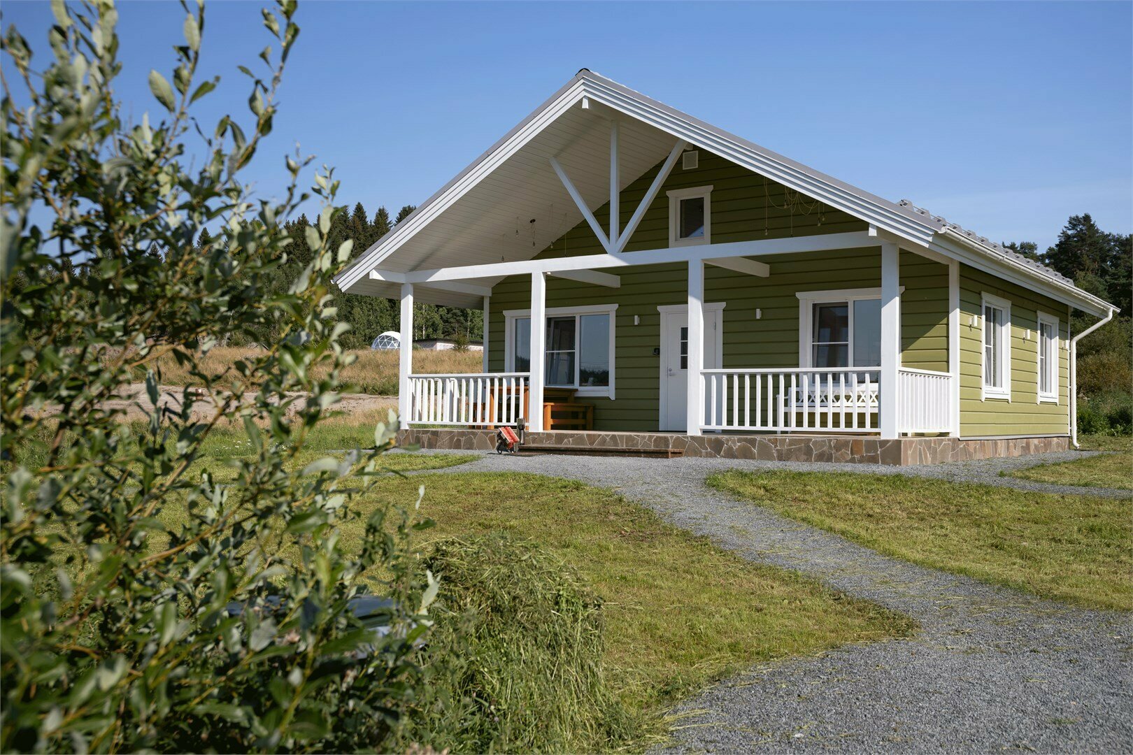 Оливковый дом  с  сауной 90м2