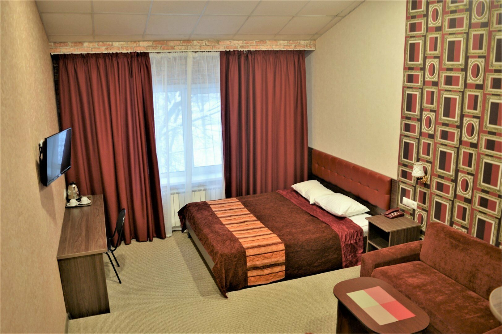 Улучшенный номер с кроватью размера «king-size»