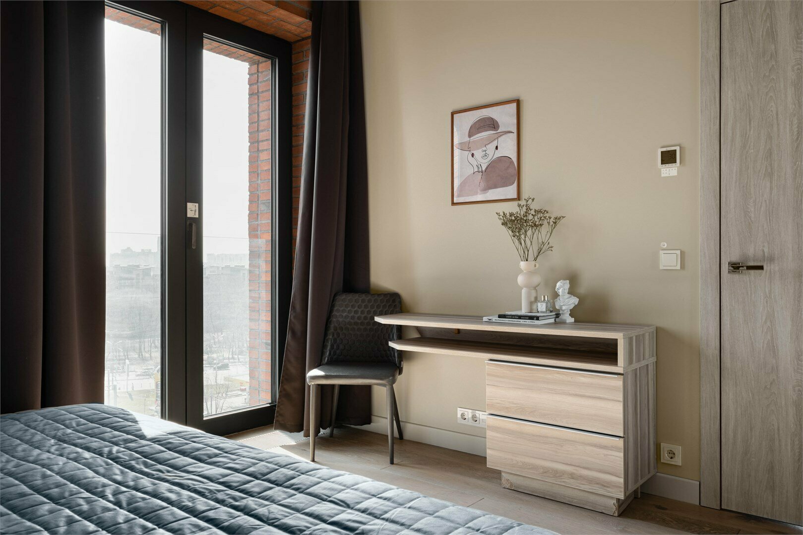 Grand апартамент для 8-ми гостей с видом на город